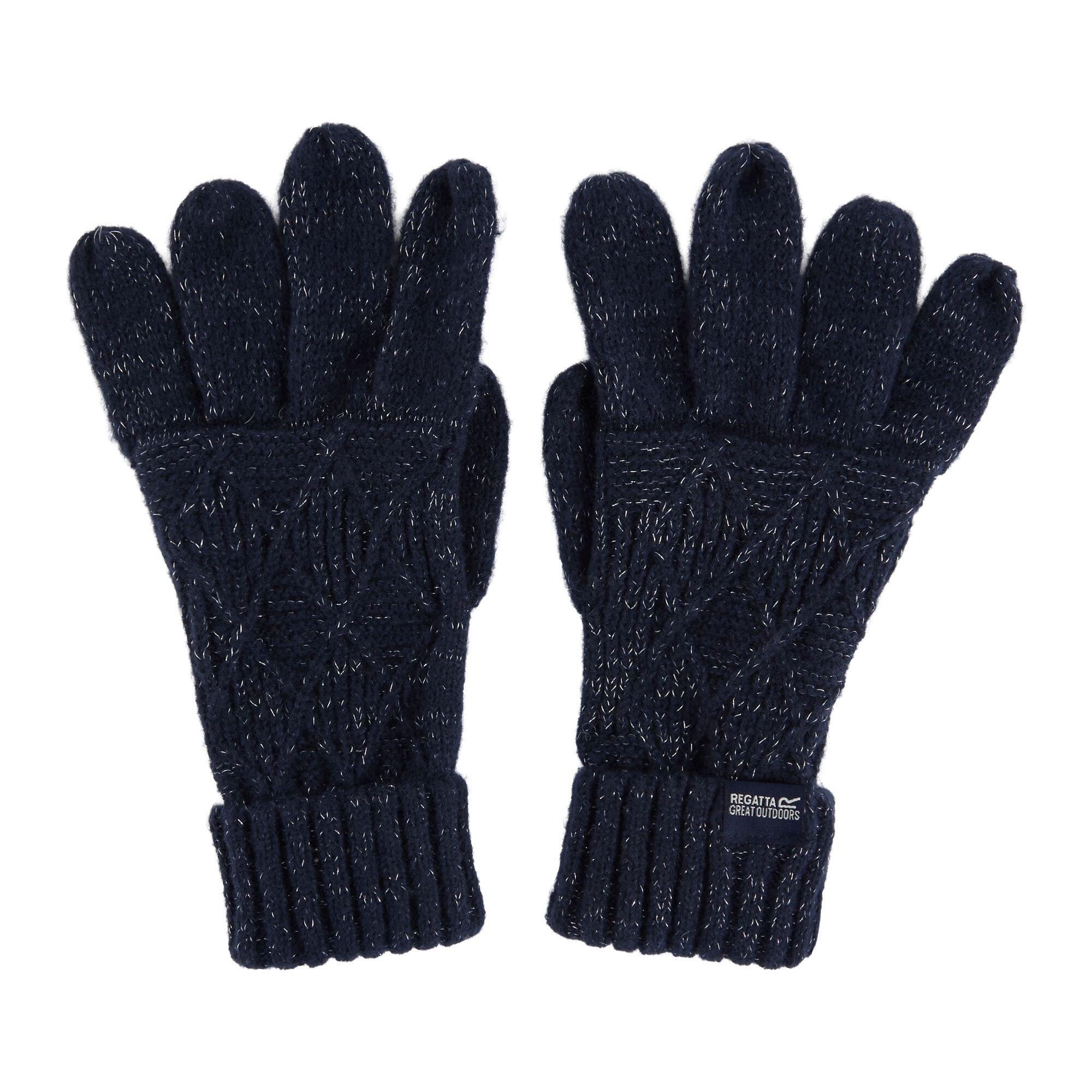 Regatta Women's Winter Multimix Gloves Blue - Image 3