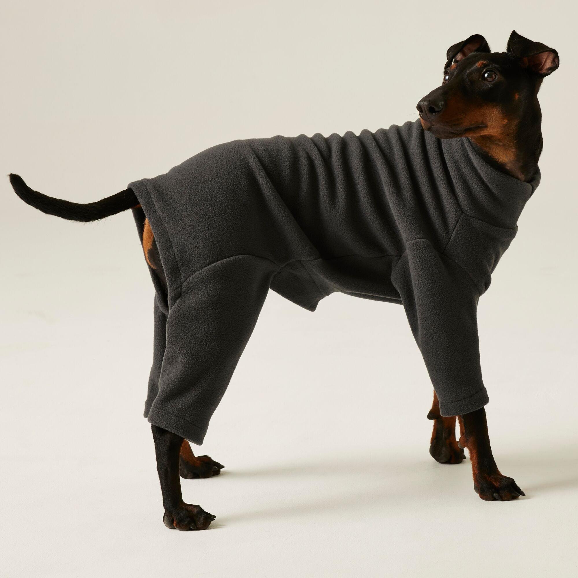Ash Grey - Regatta - Dog Fleece-Lined Mud Suit - 1