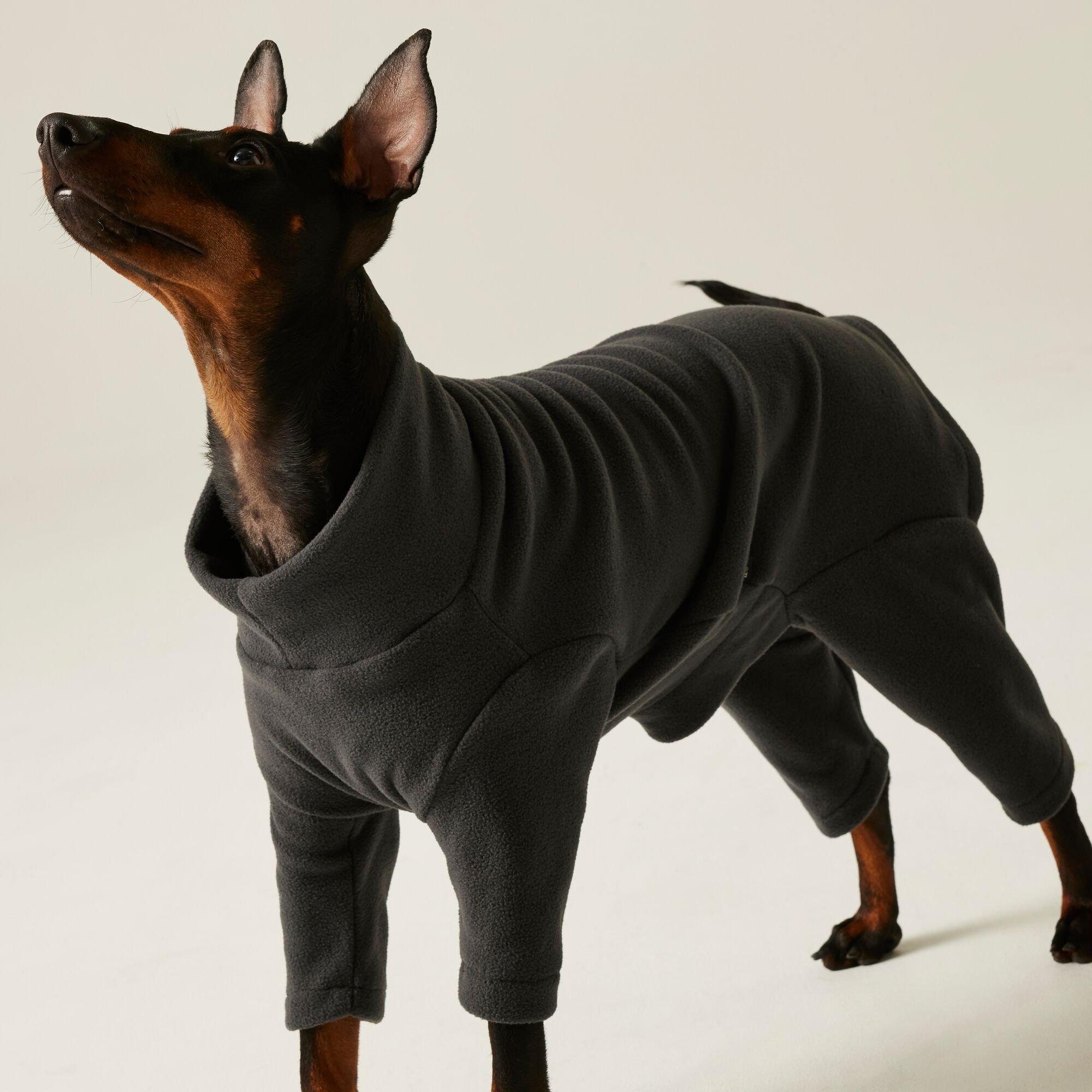 Ash Grey - Regatta - Dog Fleece-Lined Mud Suit - 2