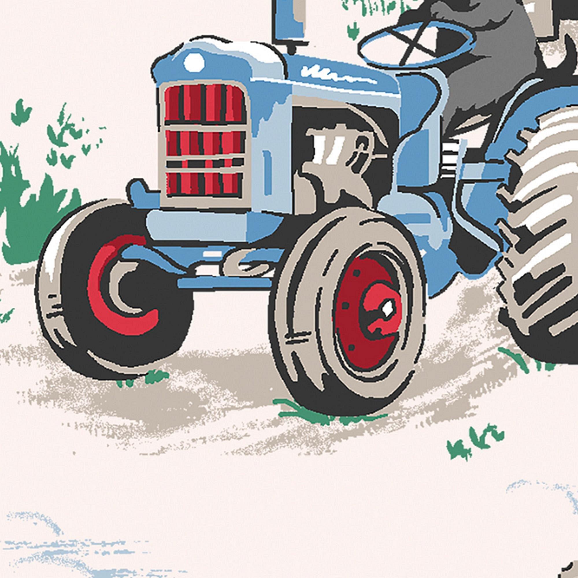 Multi - Cath Kidston - Cath Kidston Tractor Multi Wallpaper - 4