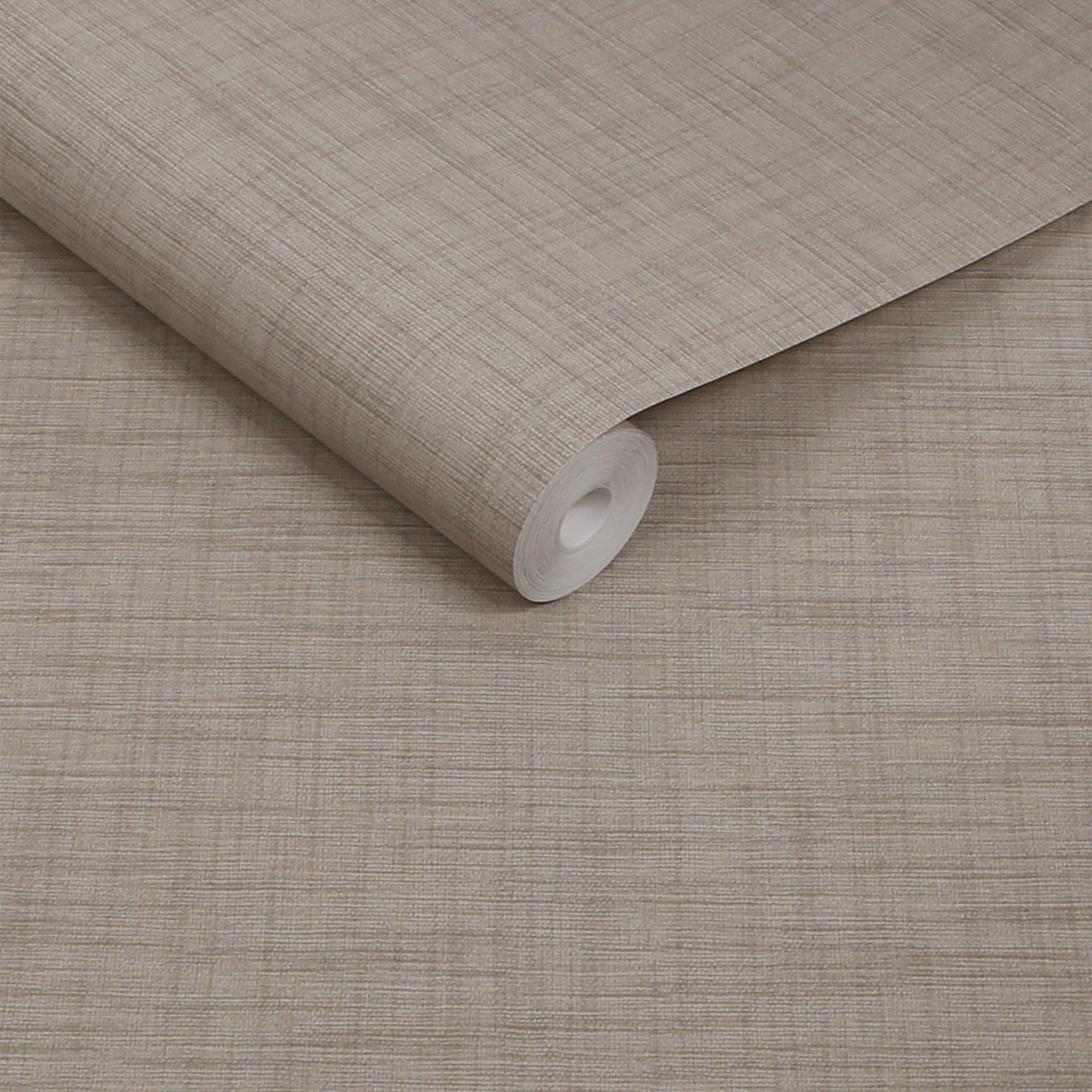 Stone - Abigail Ahern - Abigail Ahern Linen Stone Wallpaper - 3