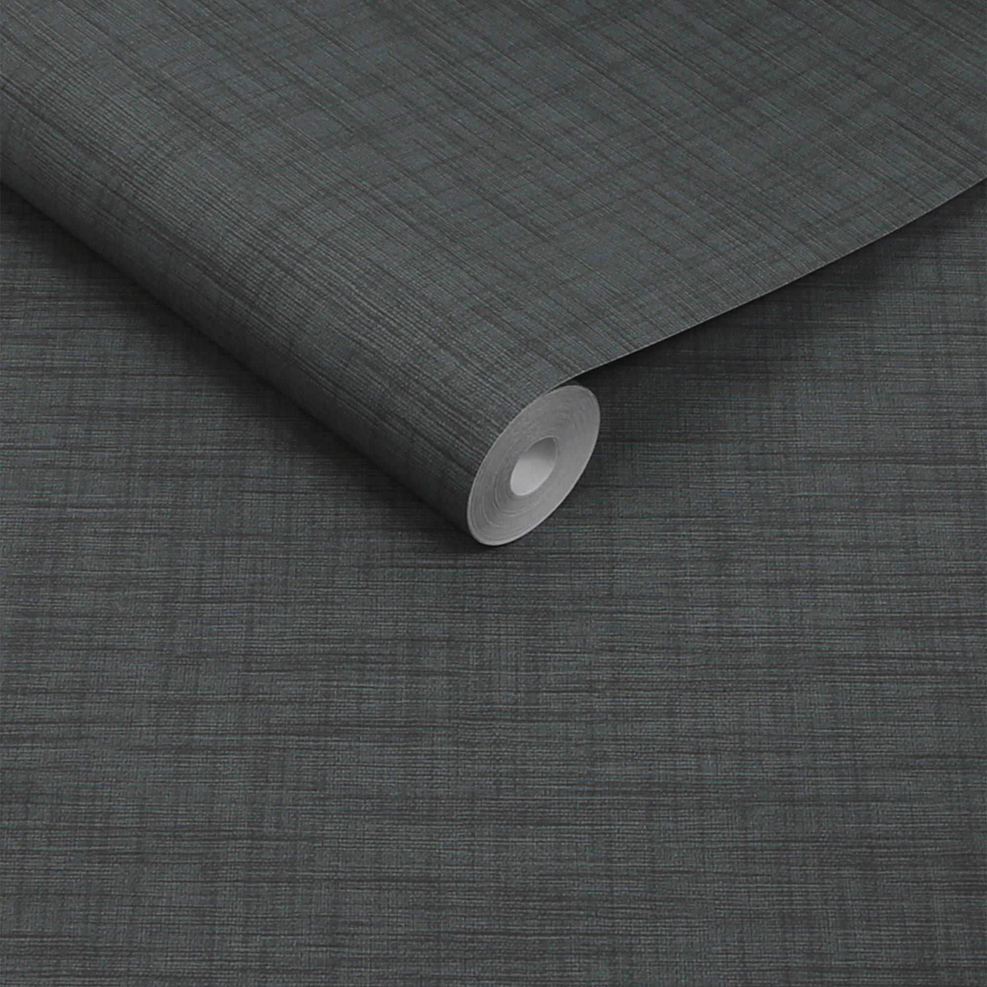 Midnight - Abigail Ahern - Abigail Ahern Linen Midnight Wallpaper - 3