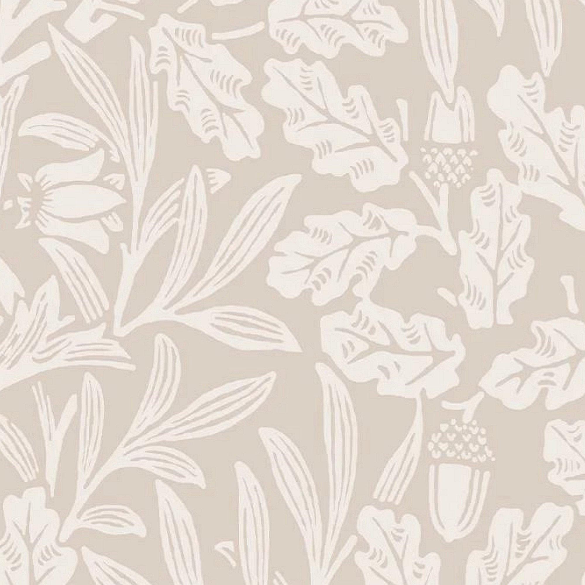 Hessian - William Morris at Home - Acorn Hessian Wallpaper - 4