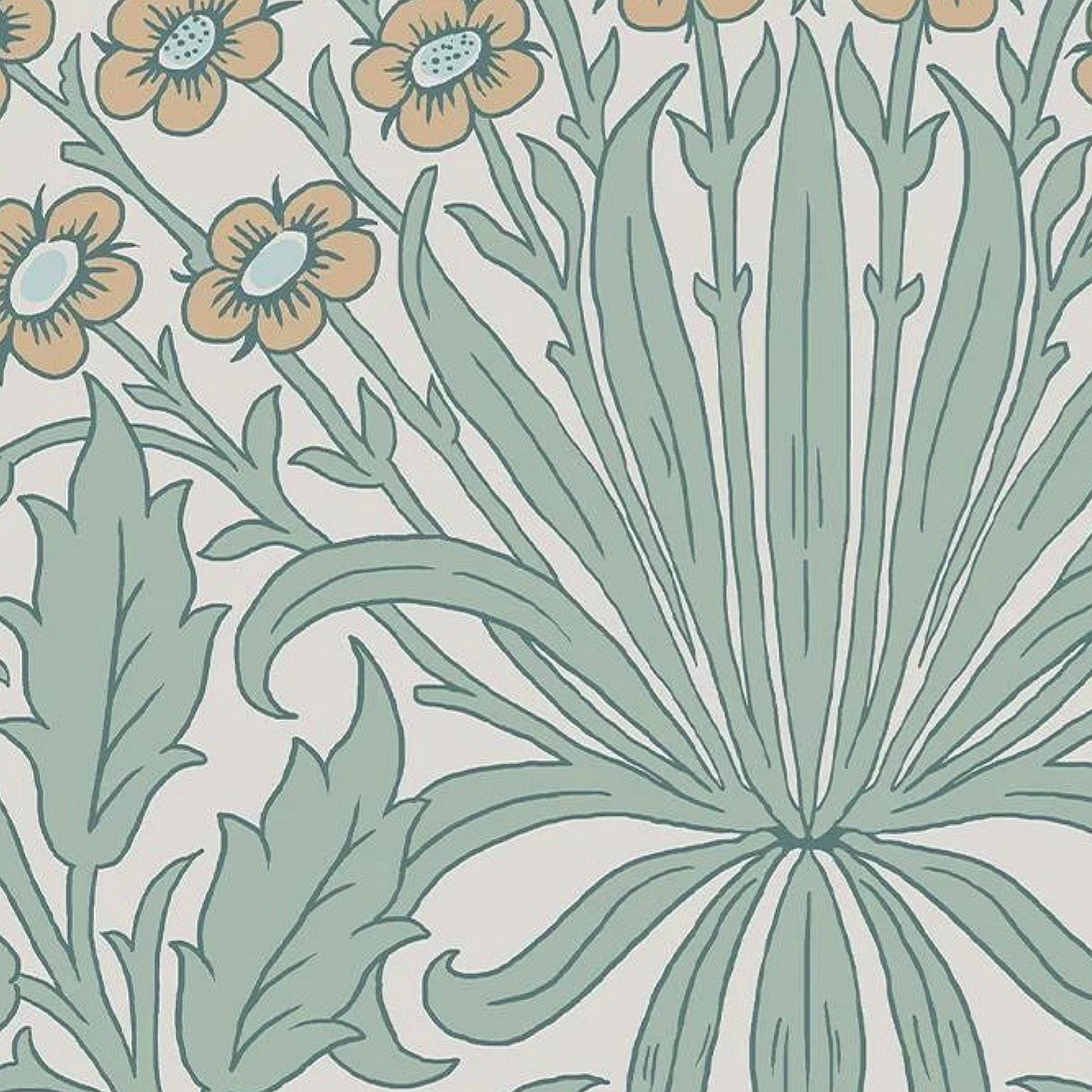 Cottage Blues - William Morris at Home - Garden Cottage Blues Wallpa - 4