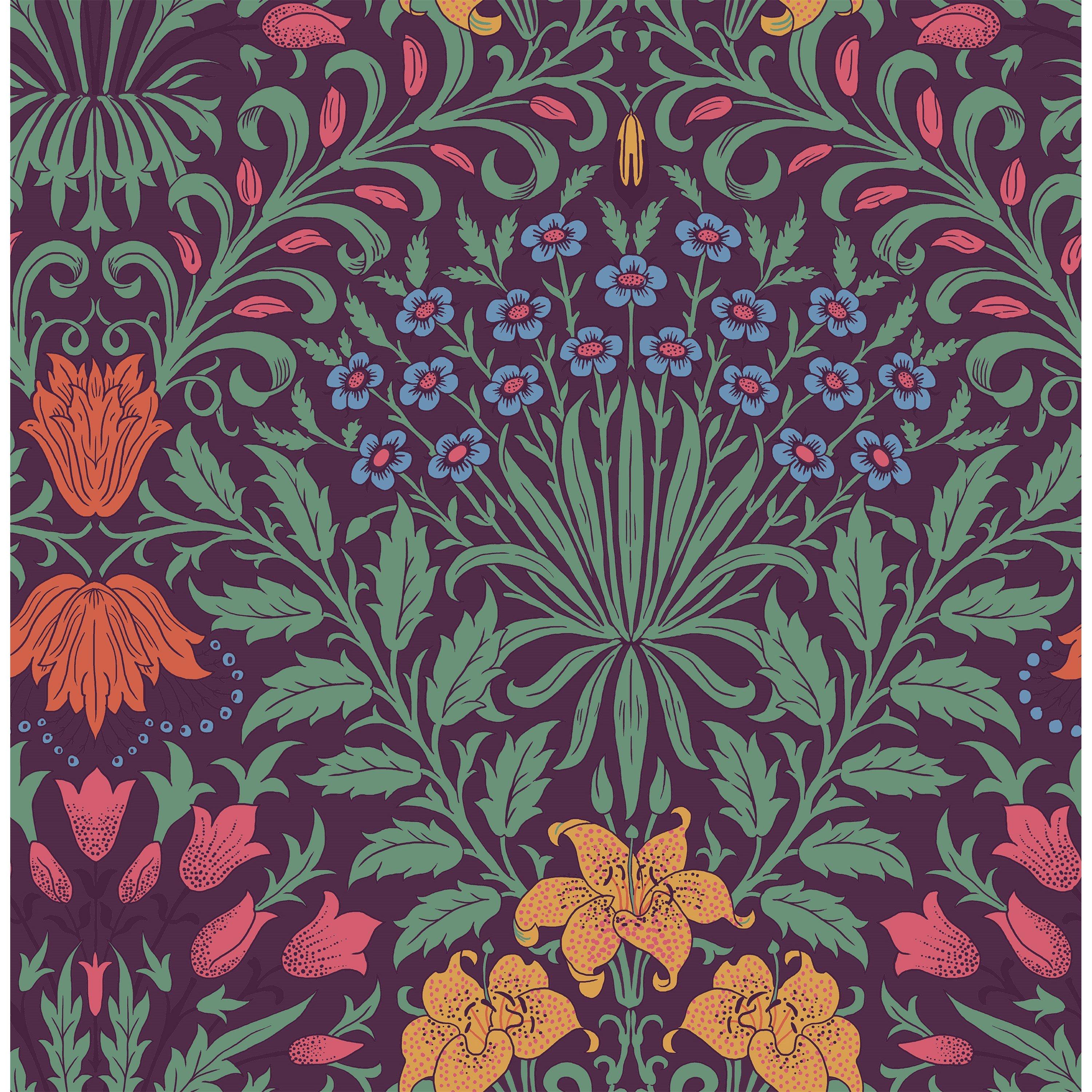 Dewberry - William Morris at Home - Garden Dewberry Wallpaper - 2