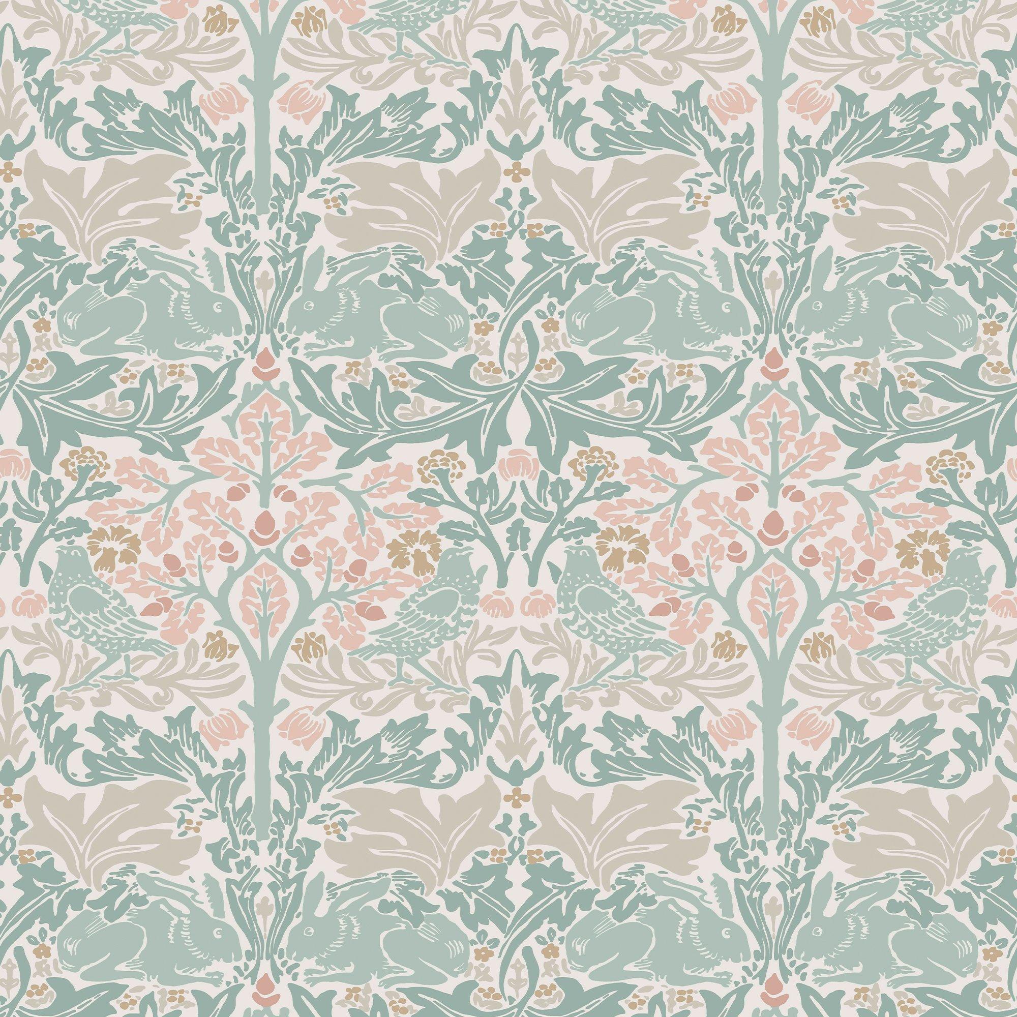 Lullaby Blues - William Morris at Home - Brother Rabbit Lullaby Blue - 2