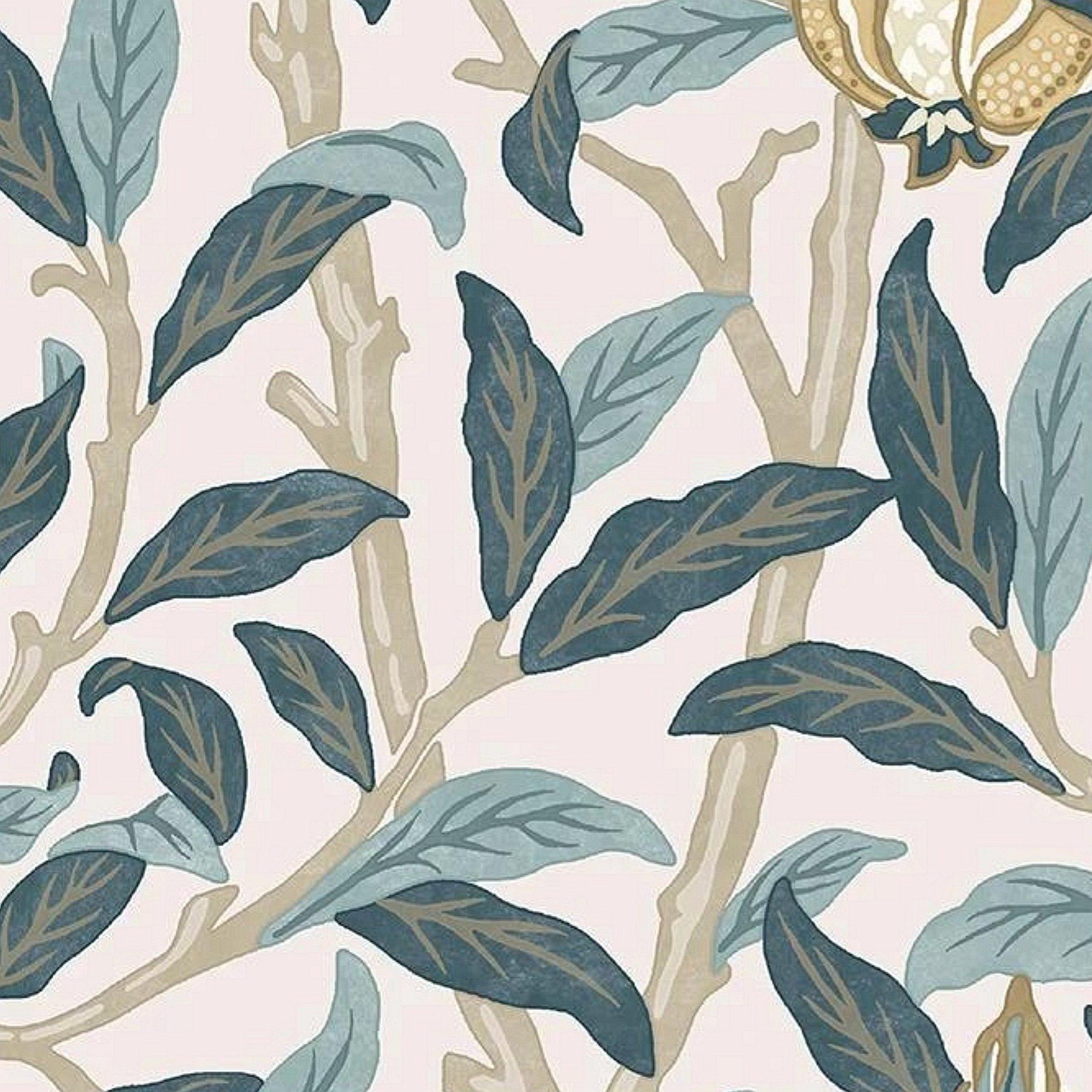 Cloudy Blues - William Morris at Home - Bird & Pomegranate Cloudy B - 4