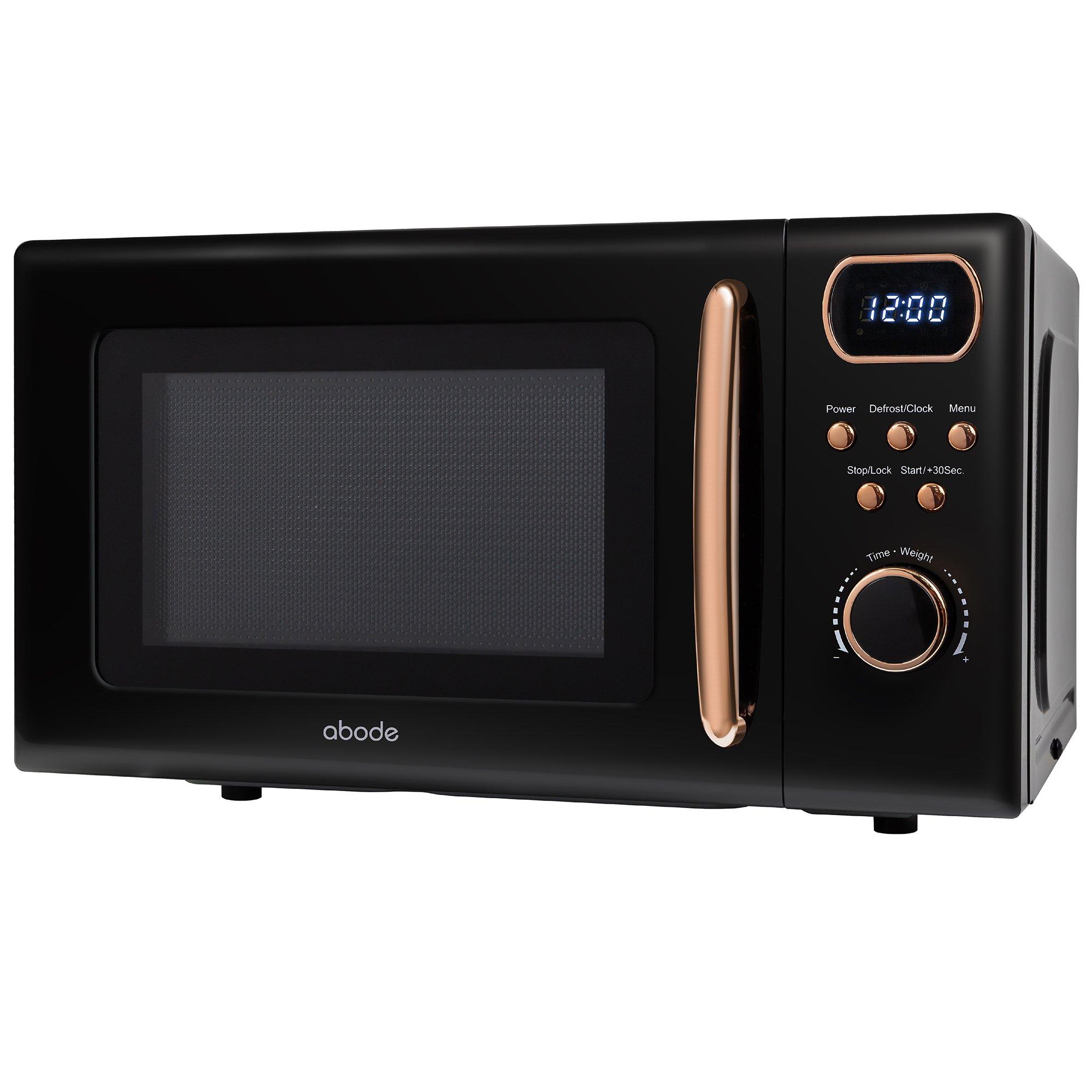 Black - Abode - AMD2004BRG/01 20L Black Digital Microwave - 8