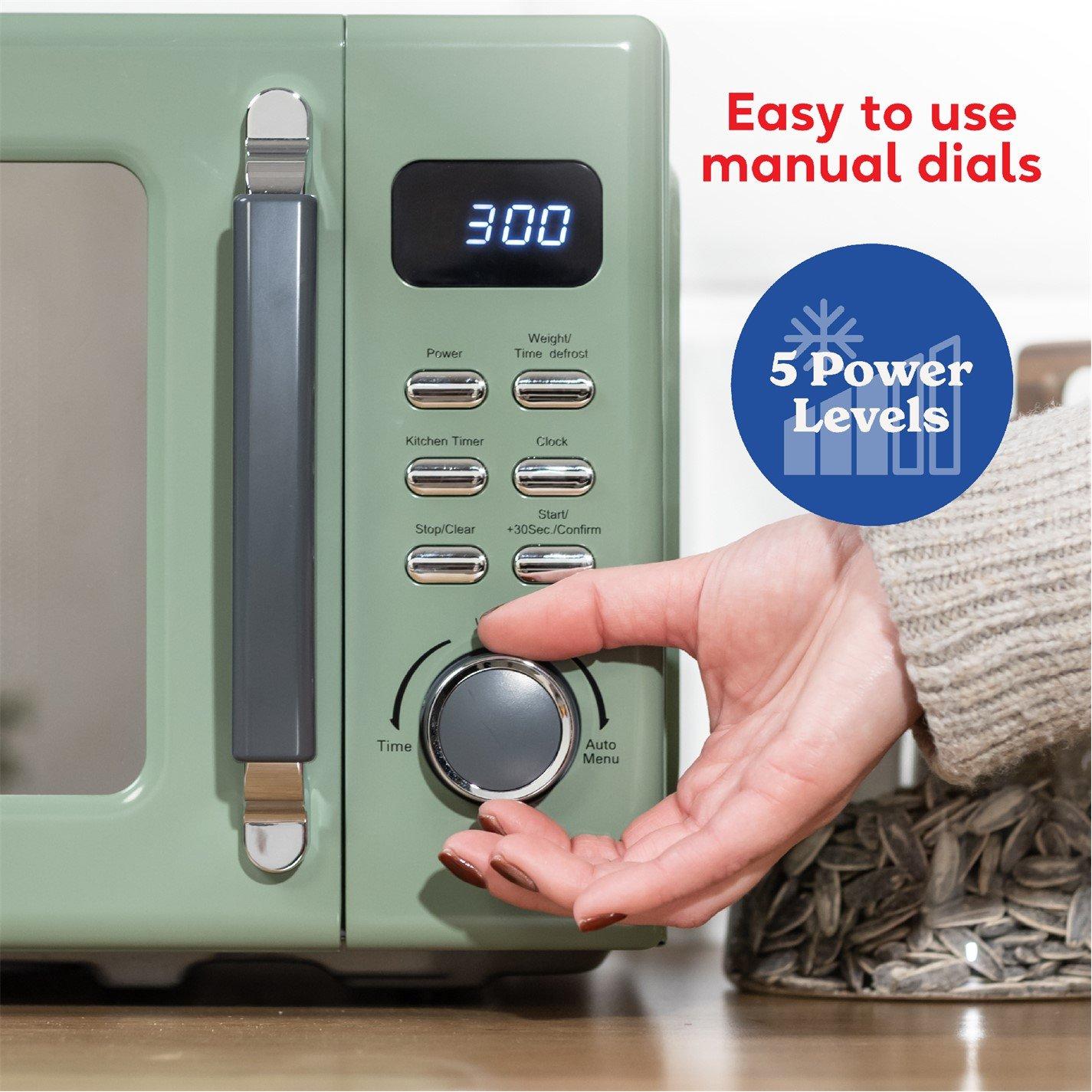 Sage Green - Russell Hobbs - RHM2026SG Stylevia 20L Digital Microwave - 7