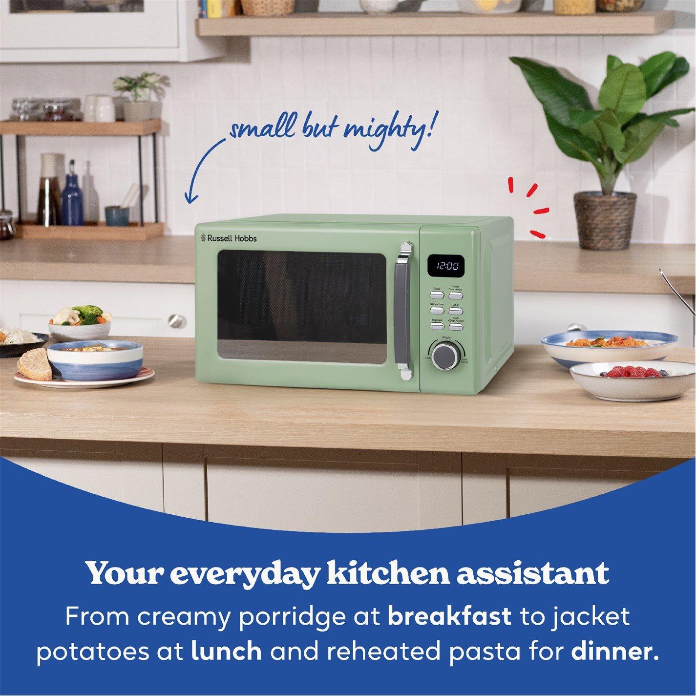 Sage Green - Russell Hobbs - RHM2026SG Stylevia 20L Digital Microwave - 10