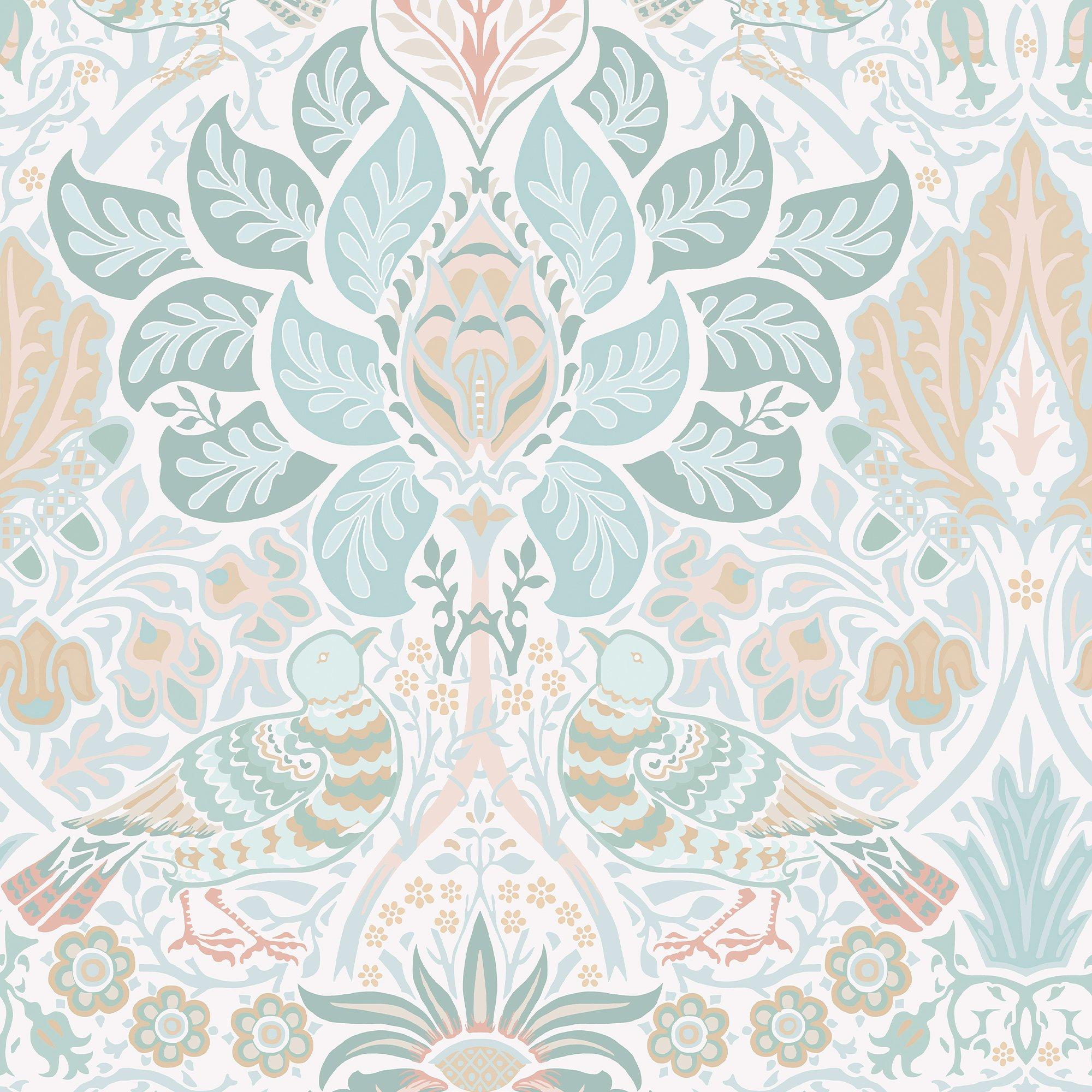 Haze - William Morris at Home - Dove & Rose Haze Wallpaper - 2