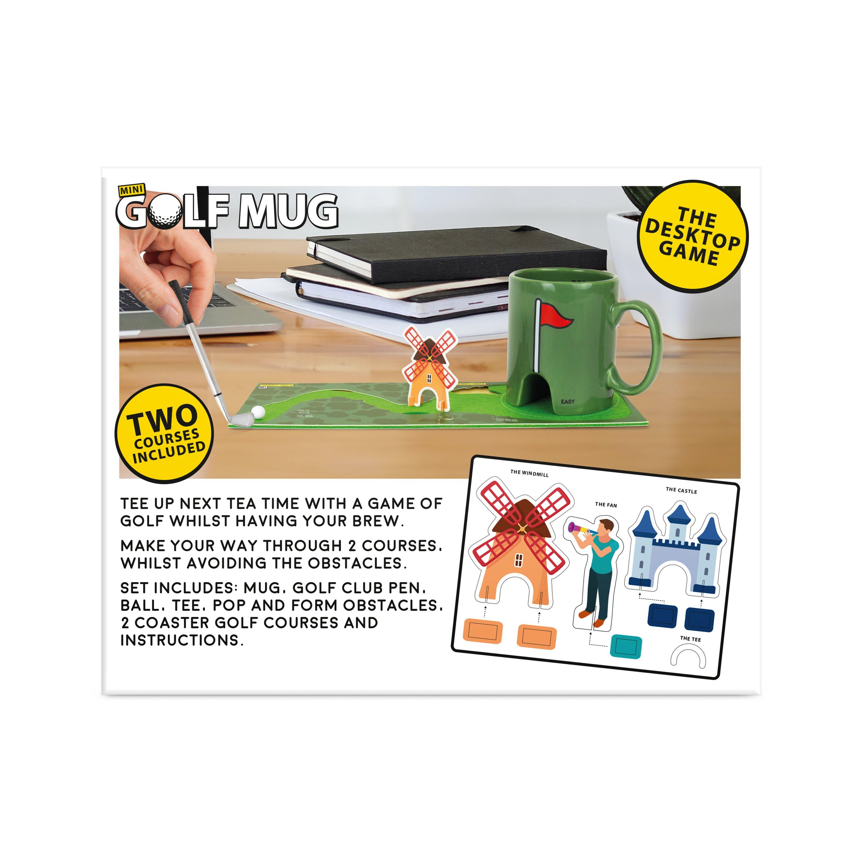 Multi - Gift Republic - Mini Golf Mug and Coasters Kit - 6