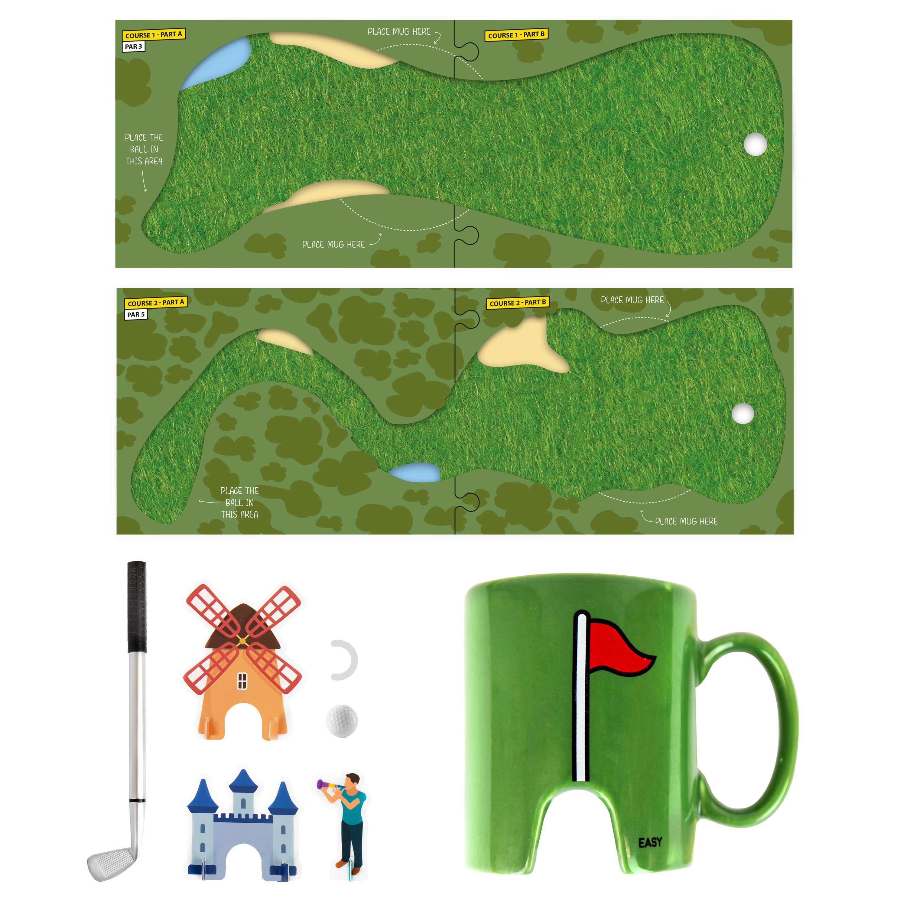Multi - Gift Republic - Mini Golf Mug and Coasters Kit - 7