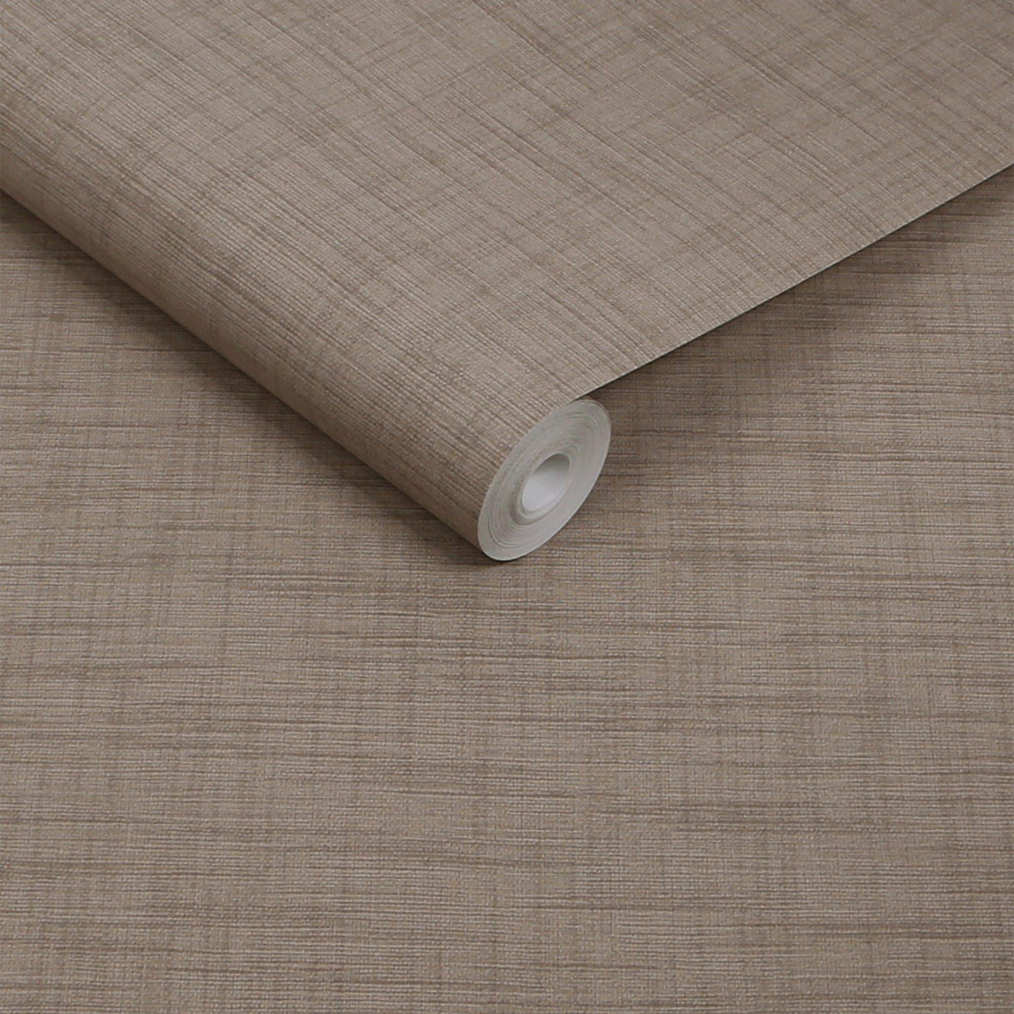 Cocoa - Abigail Ahern - Abigail Ahern Linen Cocoa Wallpaper - 3