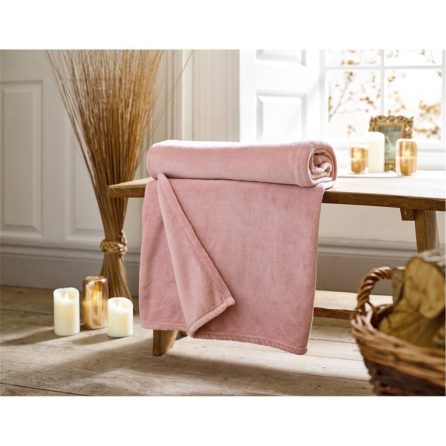 Deyongs  Snuggle Throw - 140X180cm - Pink