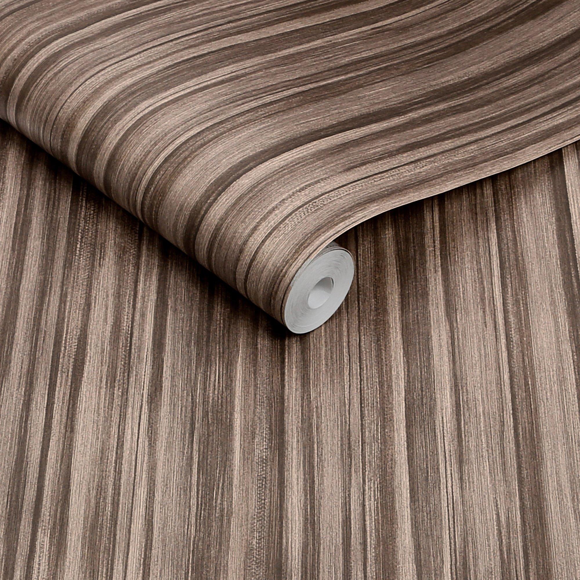 Deep Greige - Abigail Ahern - Abigail Ahern Linear Luxe Deep Greige Wallpaper - 3