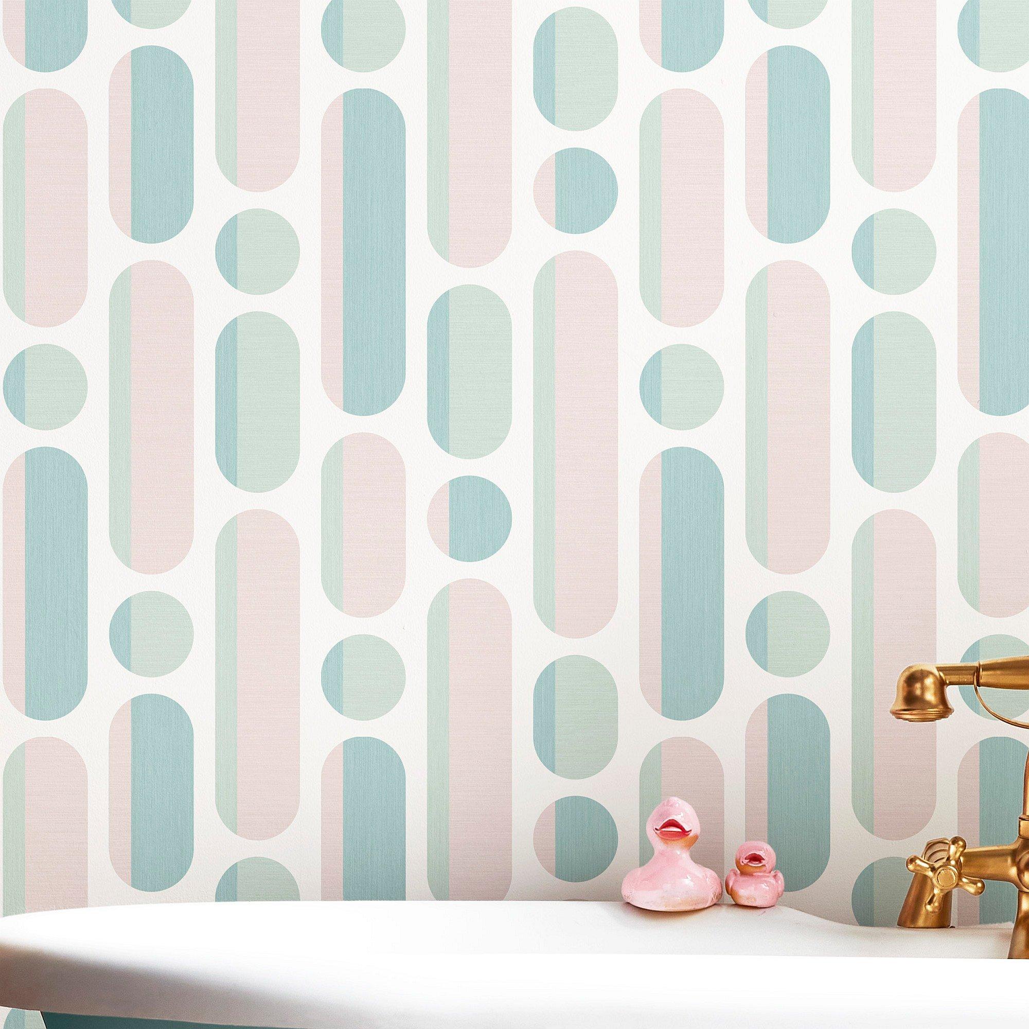 Green - Envy - Envy Morse Rose / Sage Wallpaper - 1