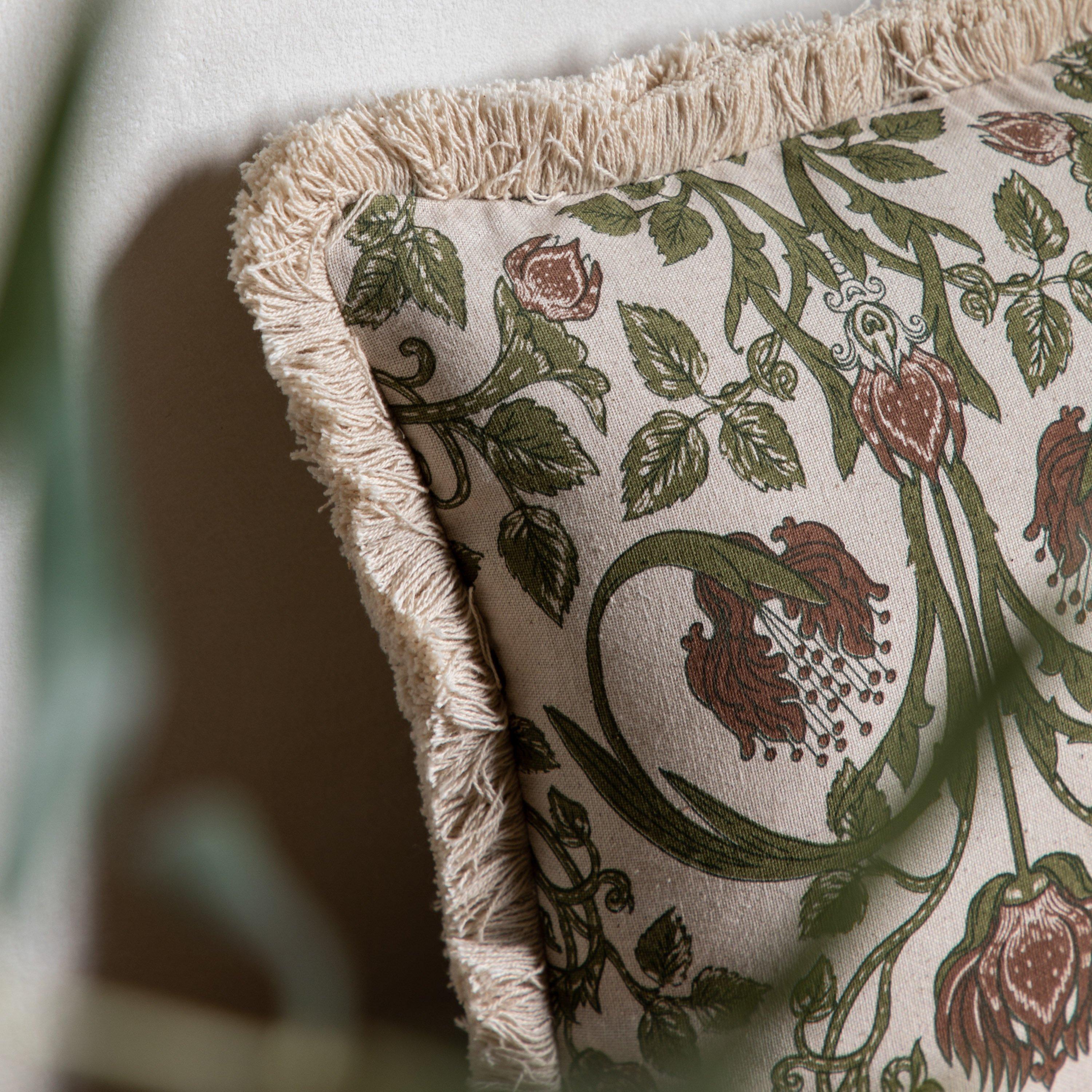 Olive & Tan - Gallery - Cirsium 100% Cotton Cushion Covers - 3