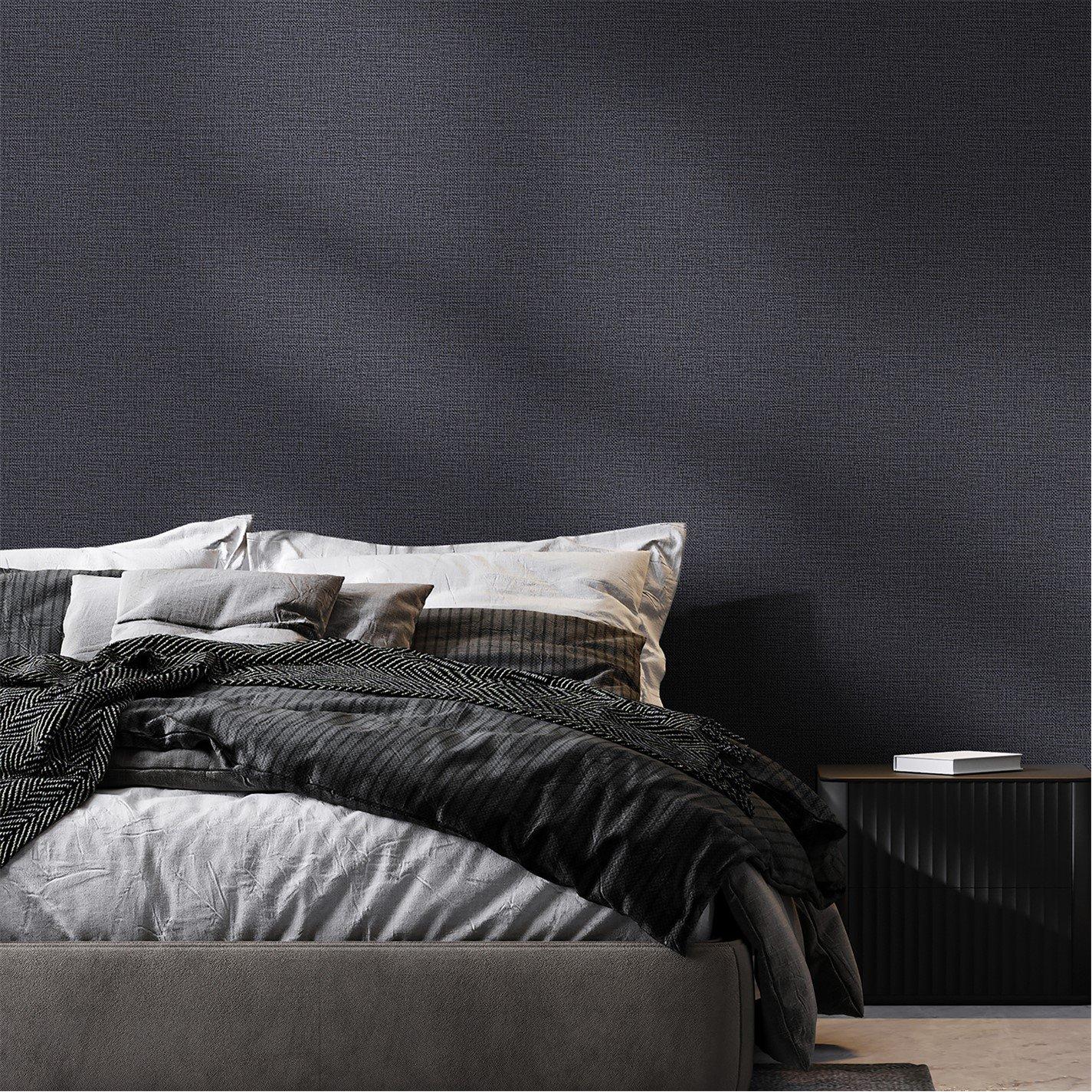 Boutique  Breeze Texture Shimmer Wallpaper Blue
