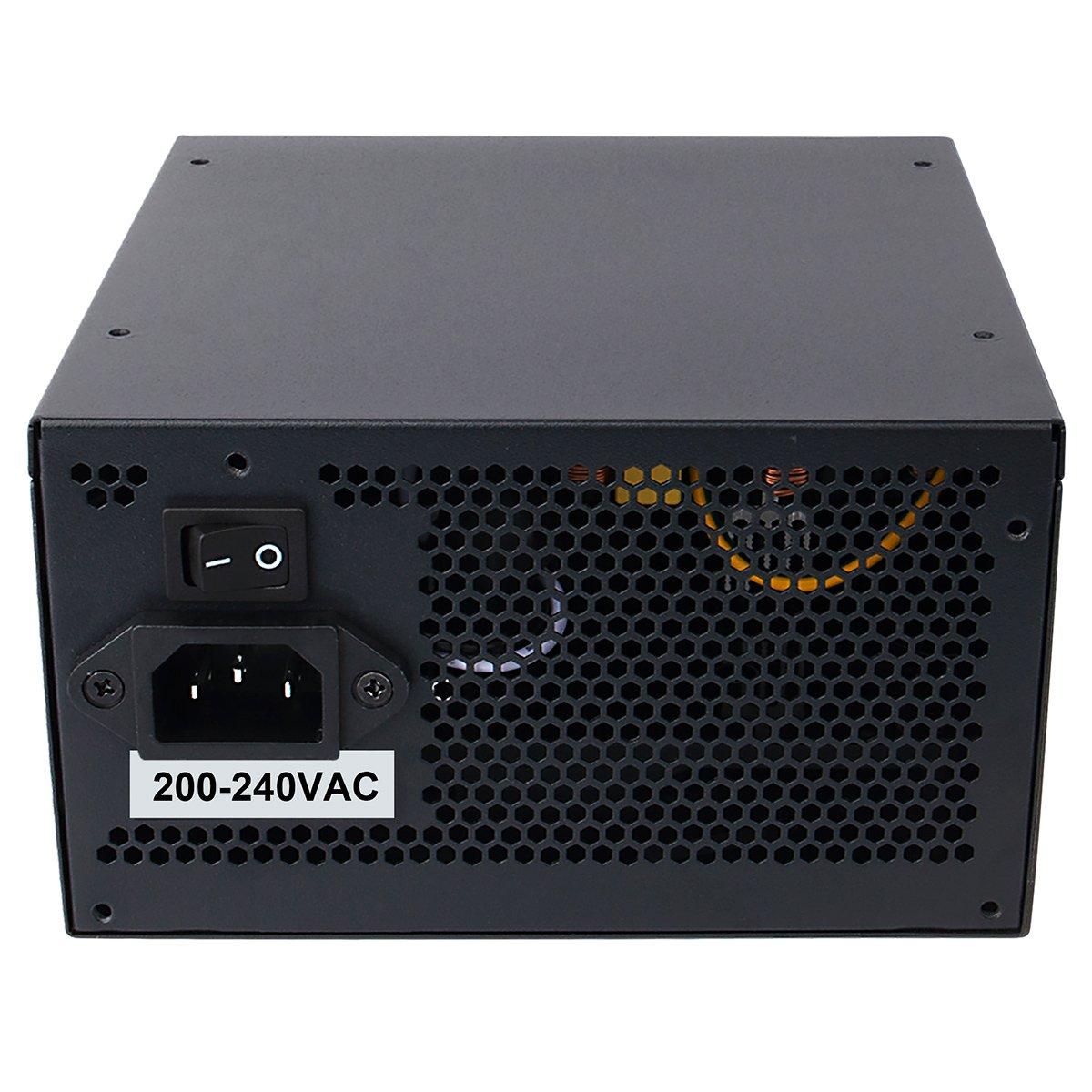 Bronze Noir - CiT - FX Pro 700W ATX Power Supply Unit APFC 80 Plus Bronze - with 14cm Fan - 4