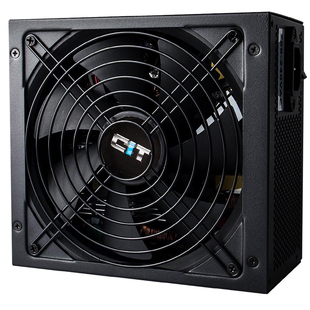 Bronze Noir - CiT - FX Pro 700W ATX Power Supply Unit APFC 80 Plus Bronze - with 14cm Fan - 6