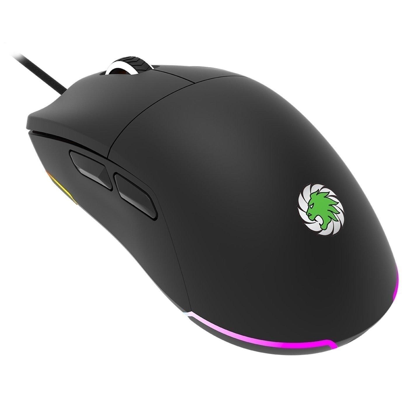 Black - GameMax - GameMax Pulse 4-in-1 Mechanical Keyboard Mouse Headset Mouse Pad Combo Kit - 5