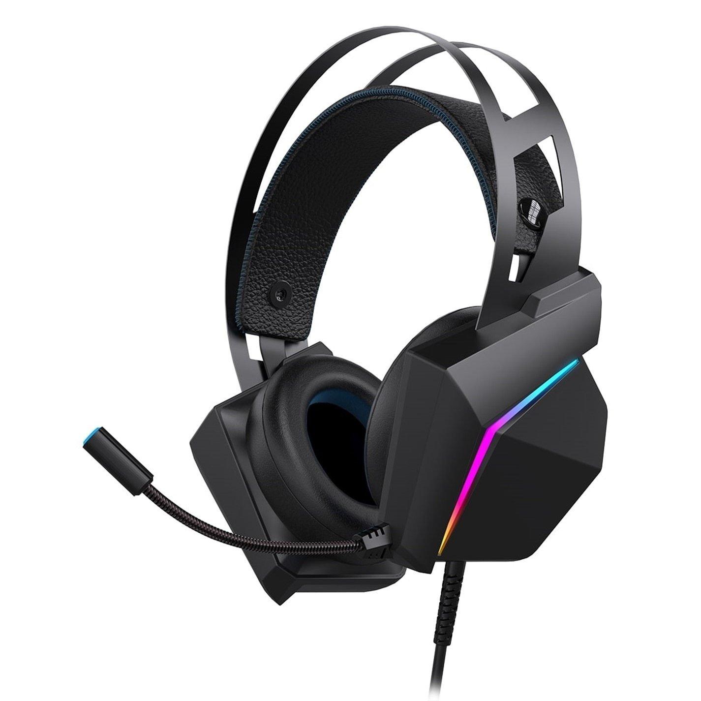 Black - GameMax - Pulse Pro 4-in-1 Keyboard Mouse Headset Mouse Pad Combo Kit - 6