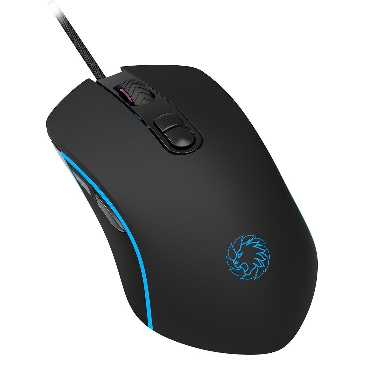 Black - GameMax - Pulse 4-in-1 Keyboard Mouse Headset Mouse Pad Combo Kit - 4