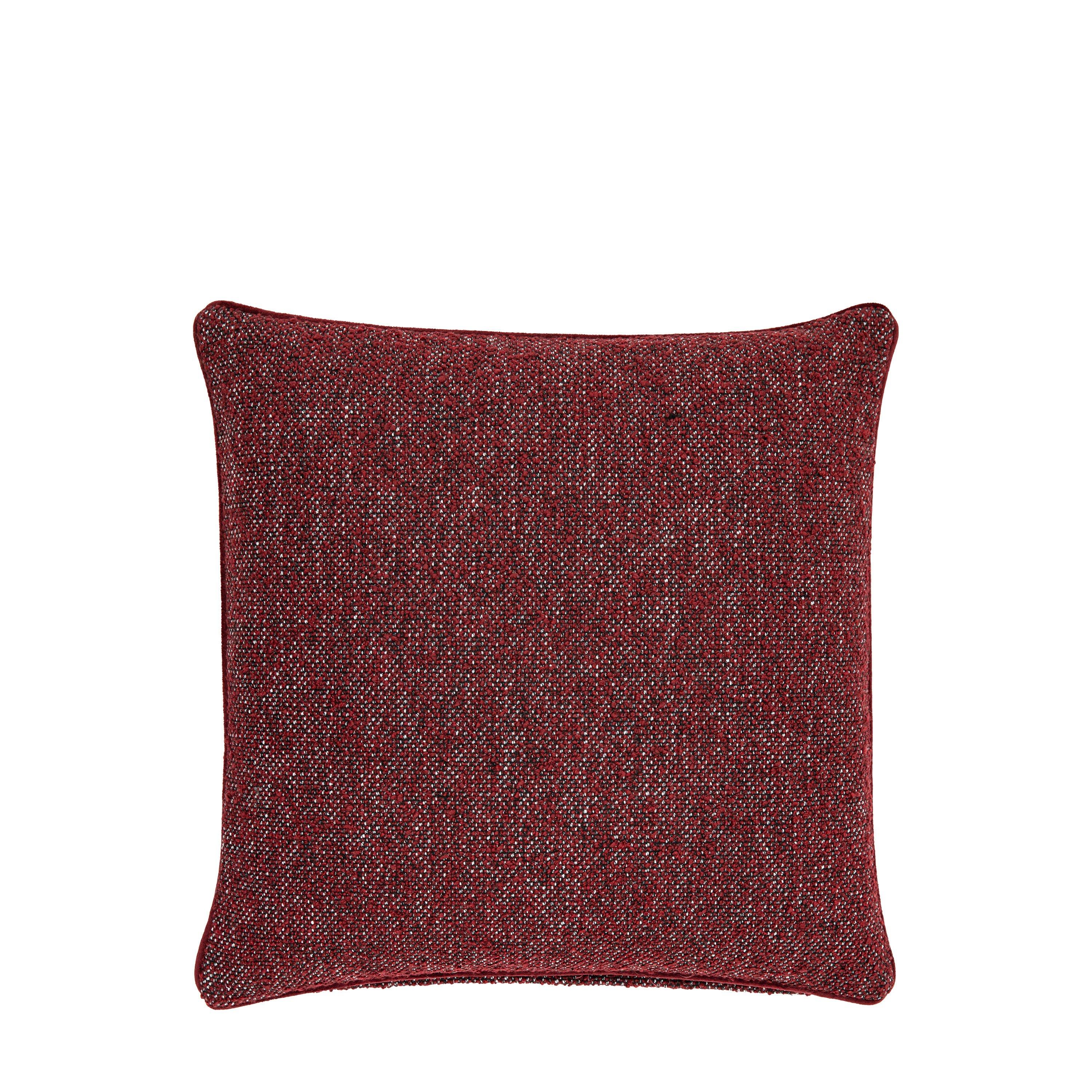 Gallery  Bouclé Natural Cushion Cover - Merlot - 50x50cm