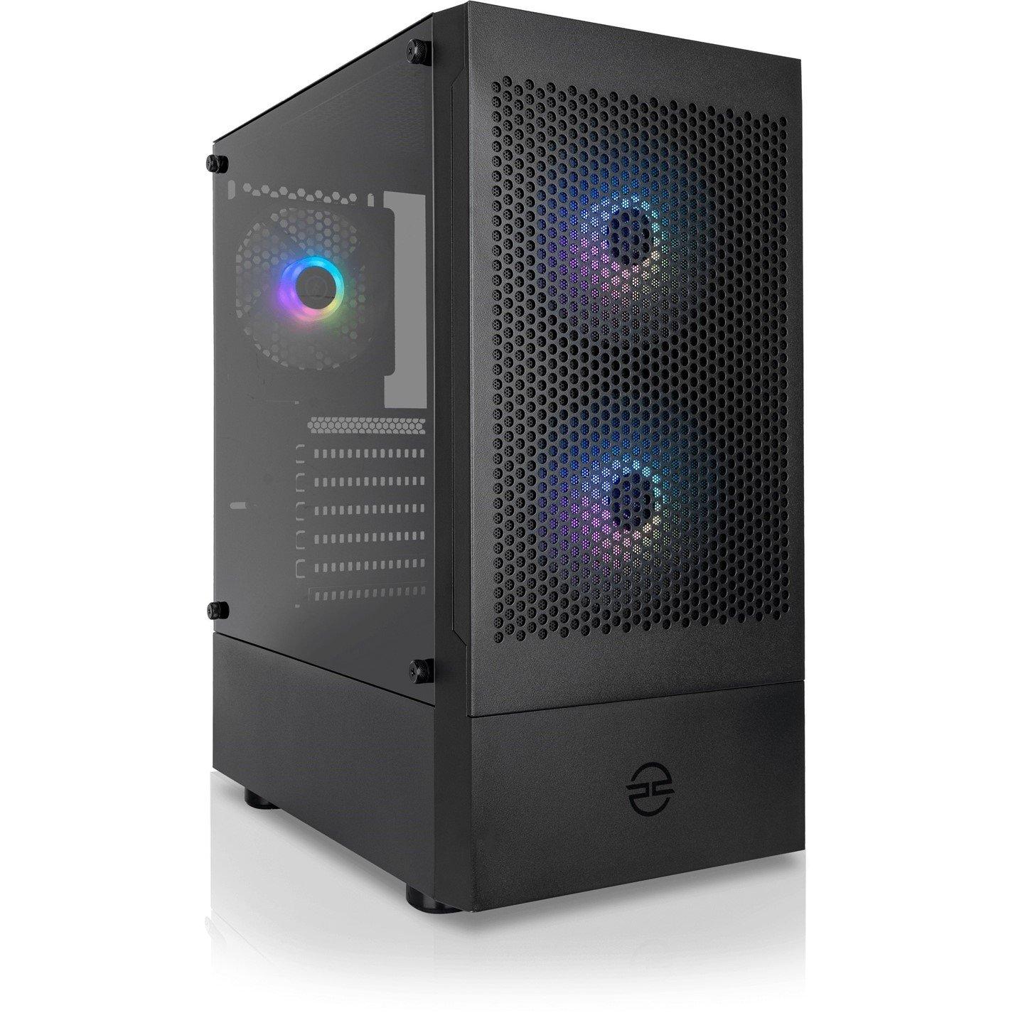 Black - PCSpecialist - Specialist Wraith 140 Gaming PC Bundle - AMD Ryzen 5 - 2