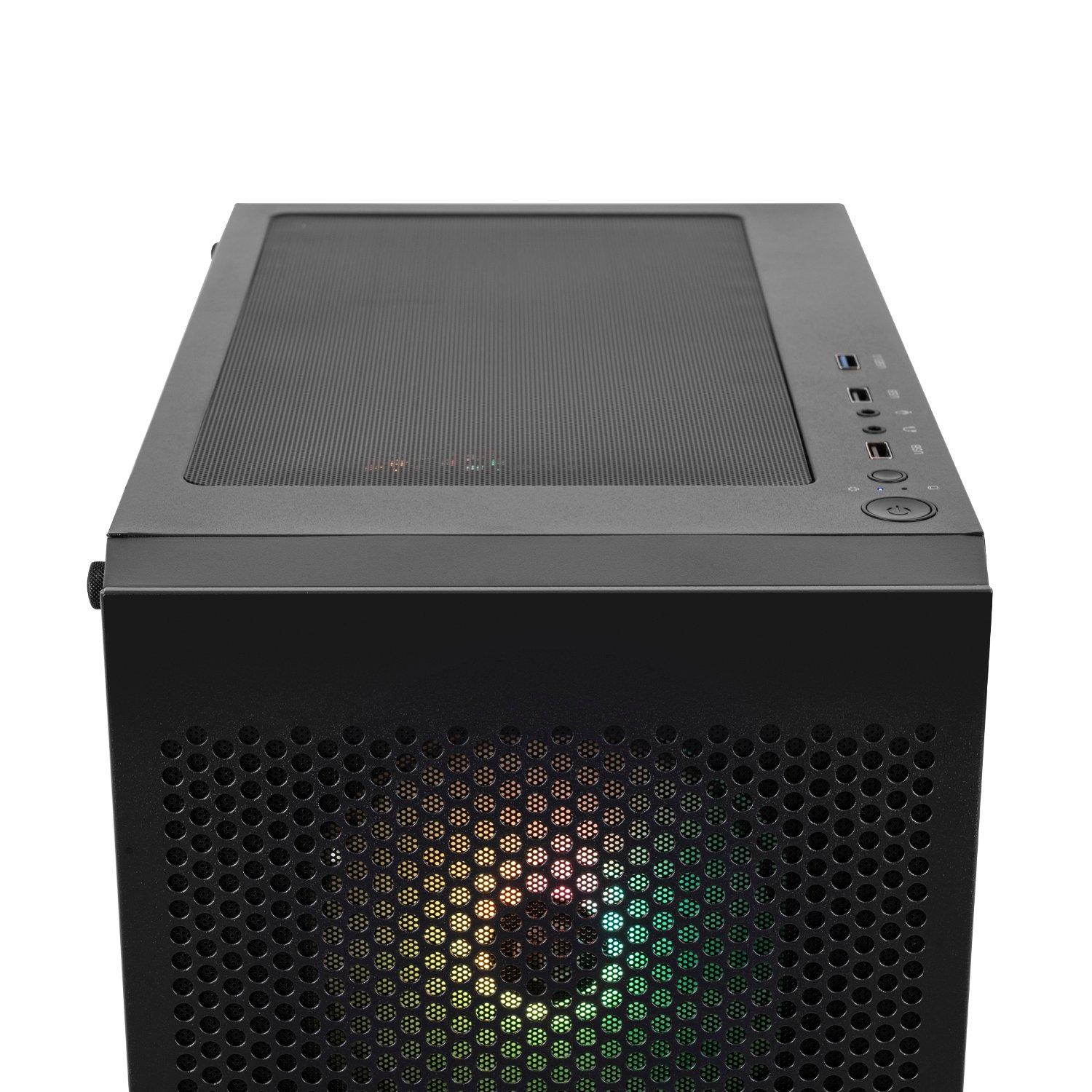 Black - PCSpecialist - Specialist Wraith 140 Gaming PC Bundle - AMD Ryzen 5 - 8