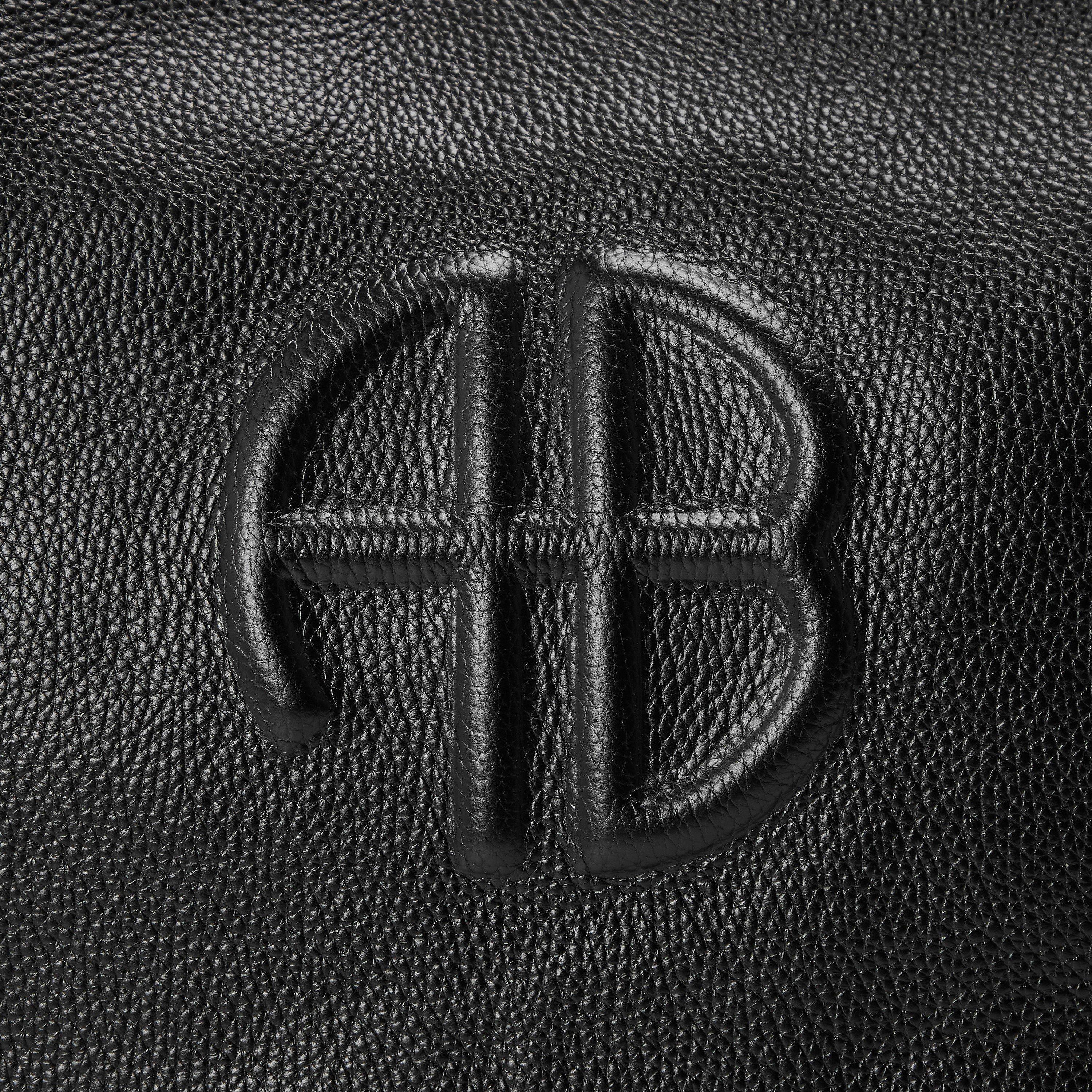 Black - Anine Bing - Womens Lili Leather Tote Bag - 4