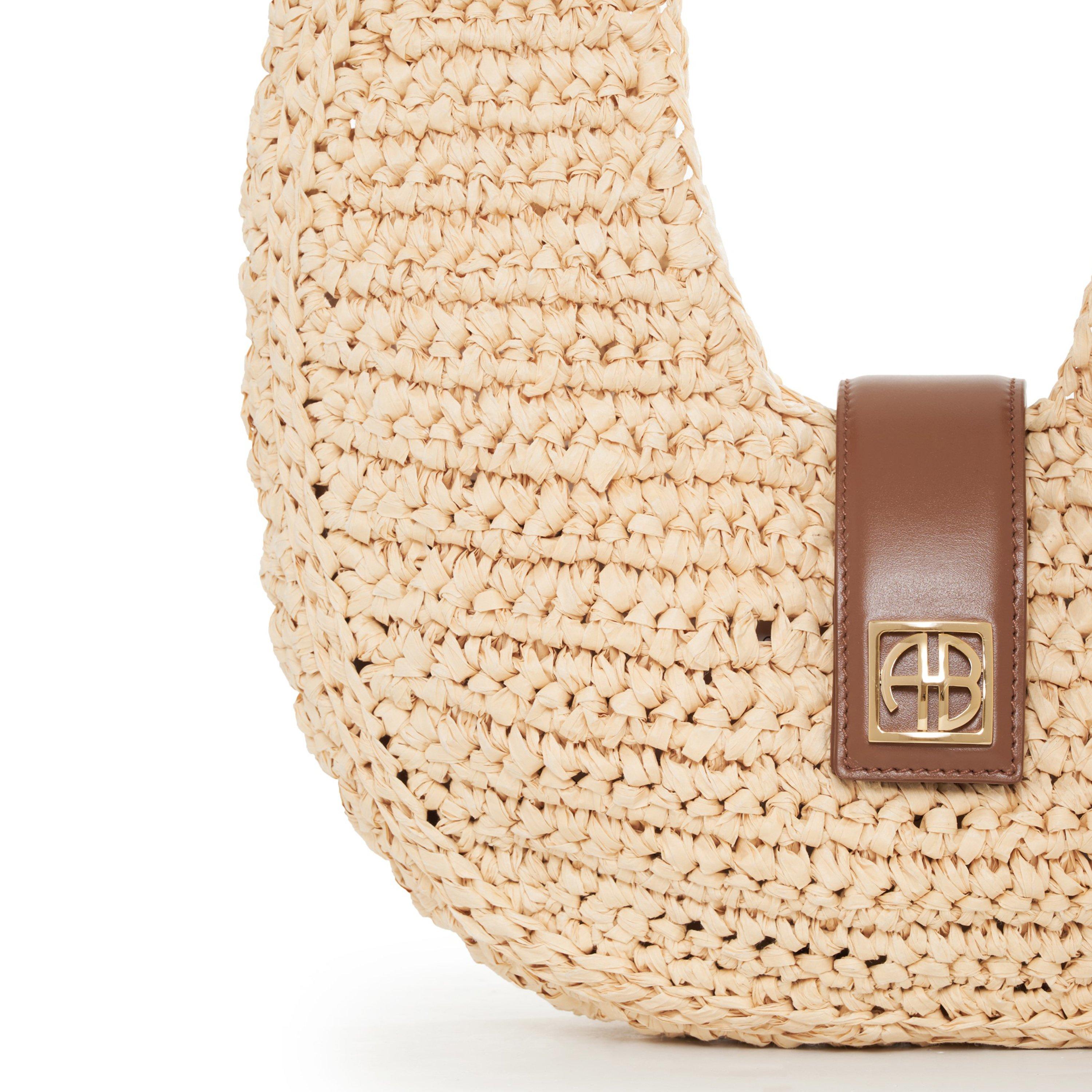 Tan - Anine Bing - Womens Lou Bag Monogram - 5