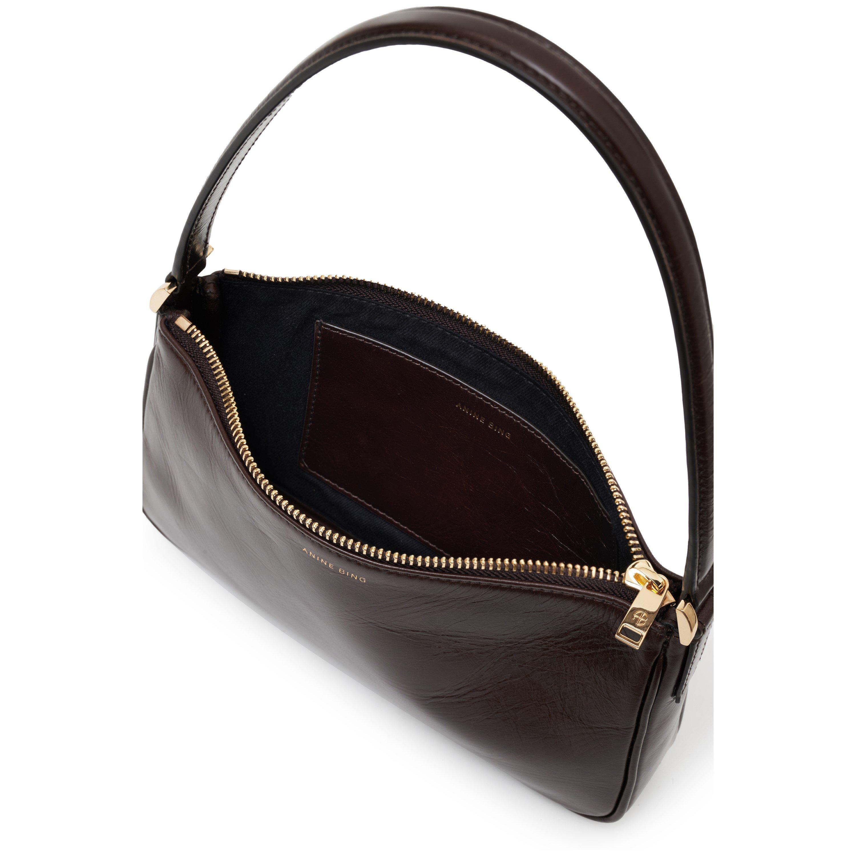 Dark Brown - Anine Bing - Womens Mini Elly Bag - 4