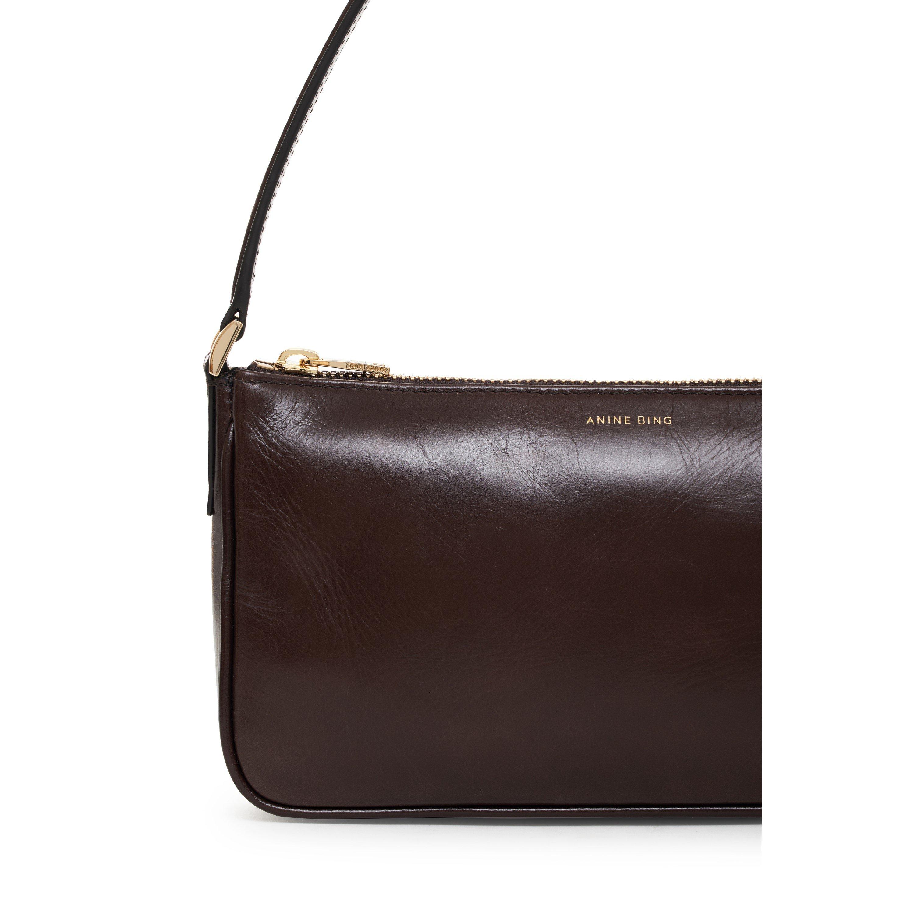 Dark Brown - Anine Bing - Womens Mini Elly Bag - 5