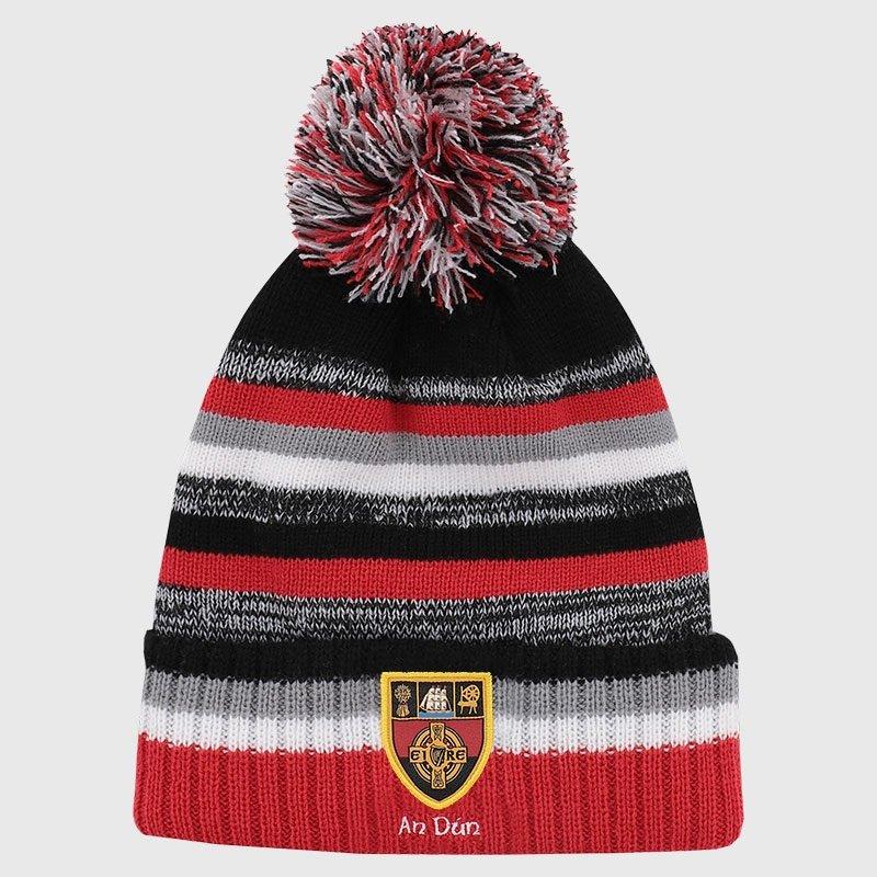 Oneills Men's Down Print Beanie - Blk/Whi/Red/Gry