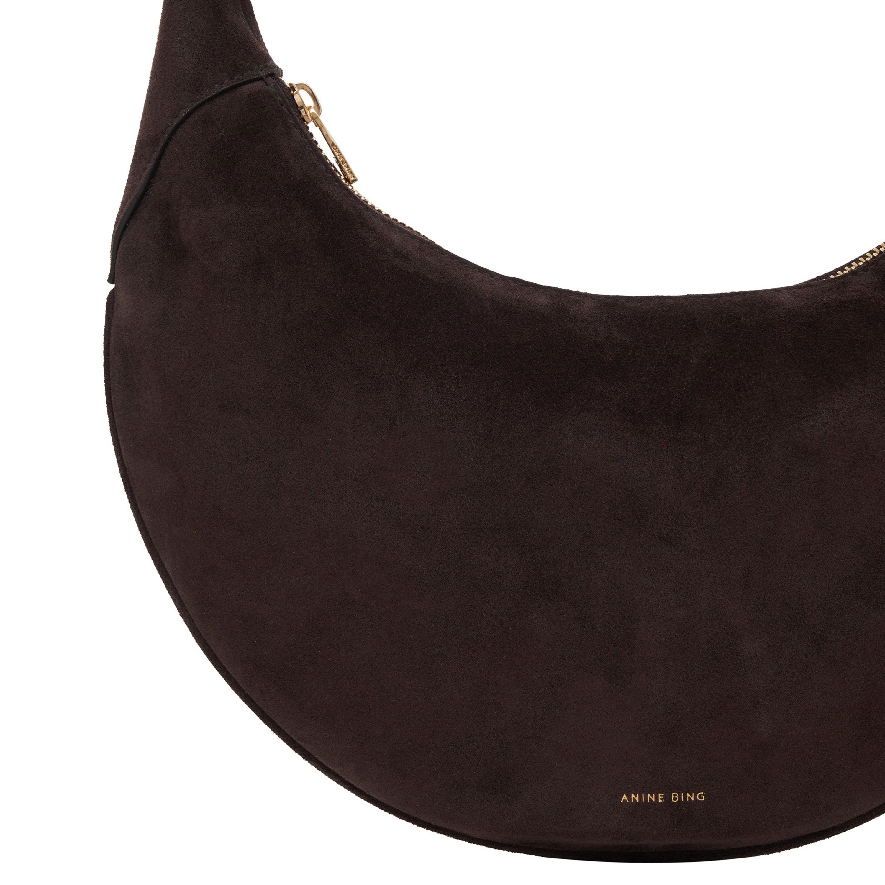 Dark Brown - Anine Bing - Womens Kate Hobo Bag - 5