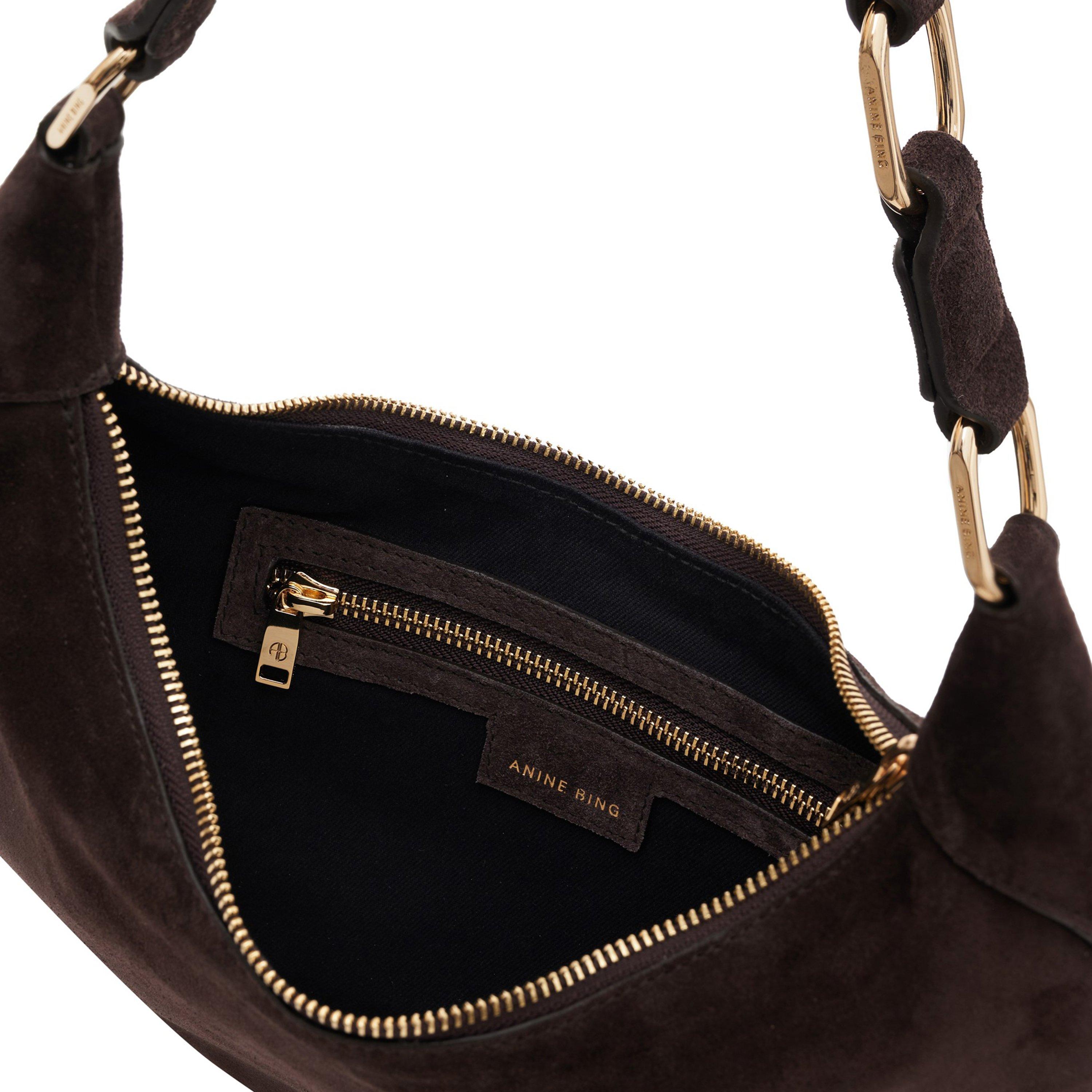 Dark Brown - Anine Bing - Womens Kate Hobo Bag - 5