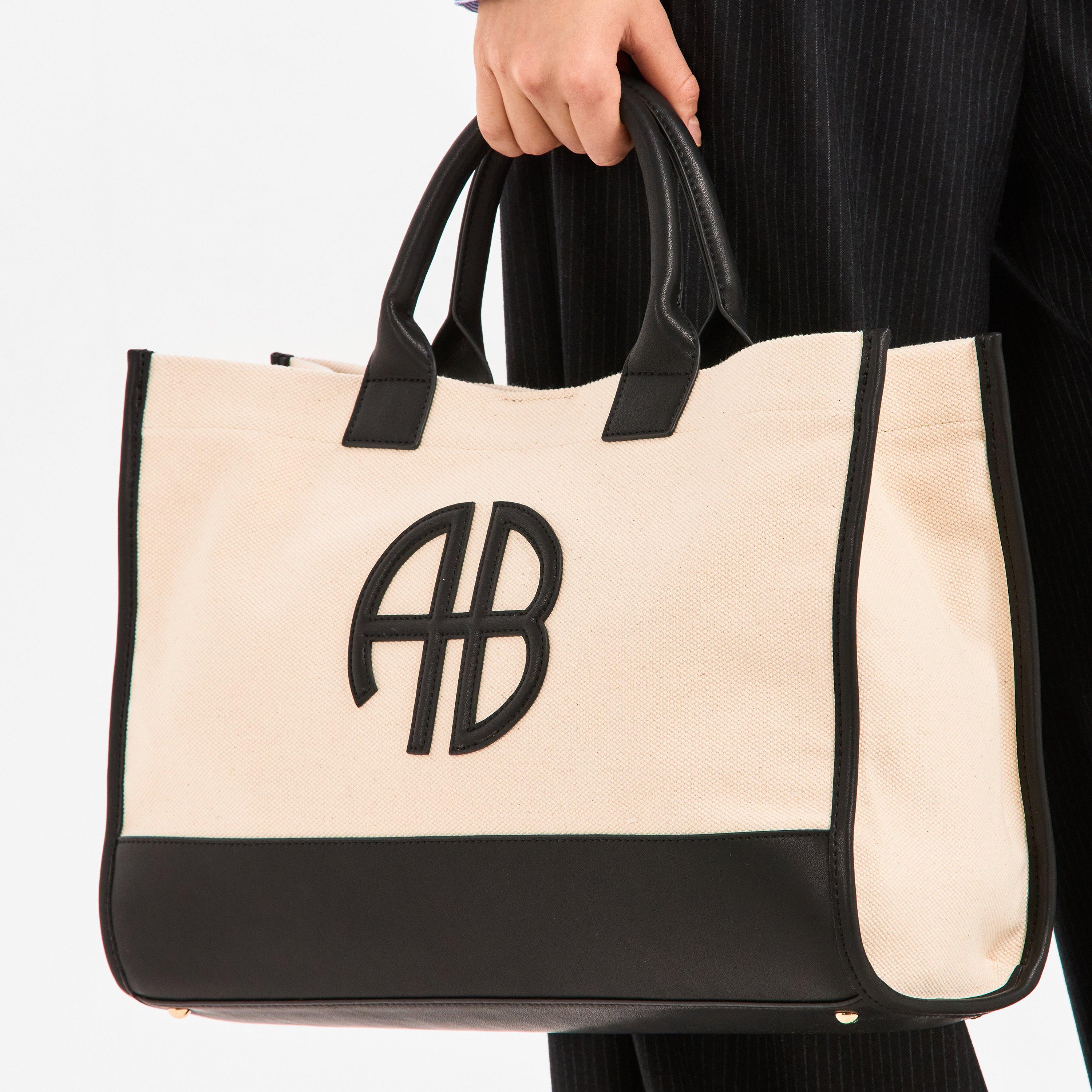 Natural Canvas - Anine Bing - Womens Medium Lara Tote - 3