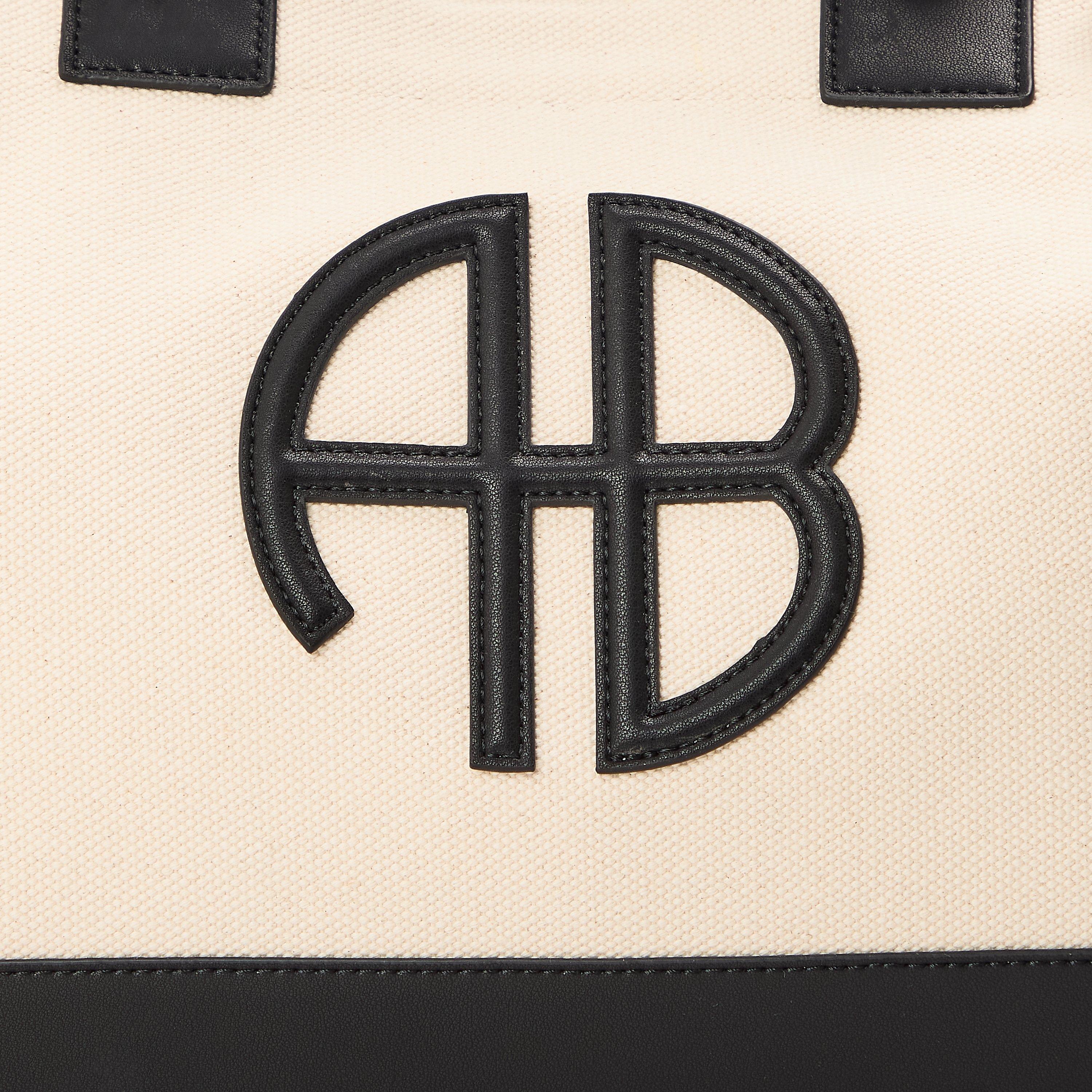 Natural Canvas - Anine Bing - Womens Medium Lara Tote - 4