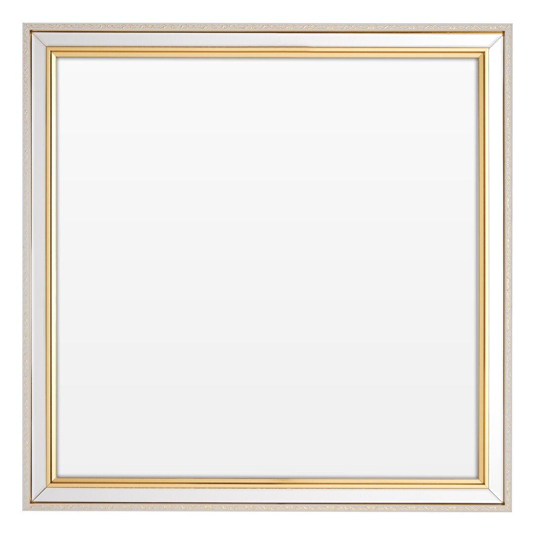 Interiors By Premier  Mazzone Square Framed Wall Mirror - Gold