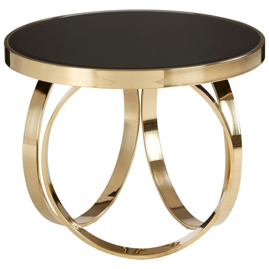 Fifty Five South  Ragusa Round Coffee Table - Black