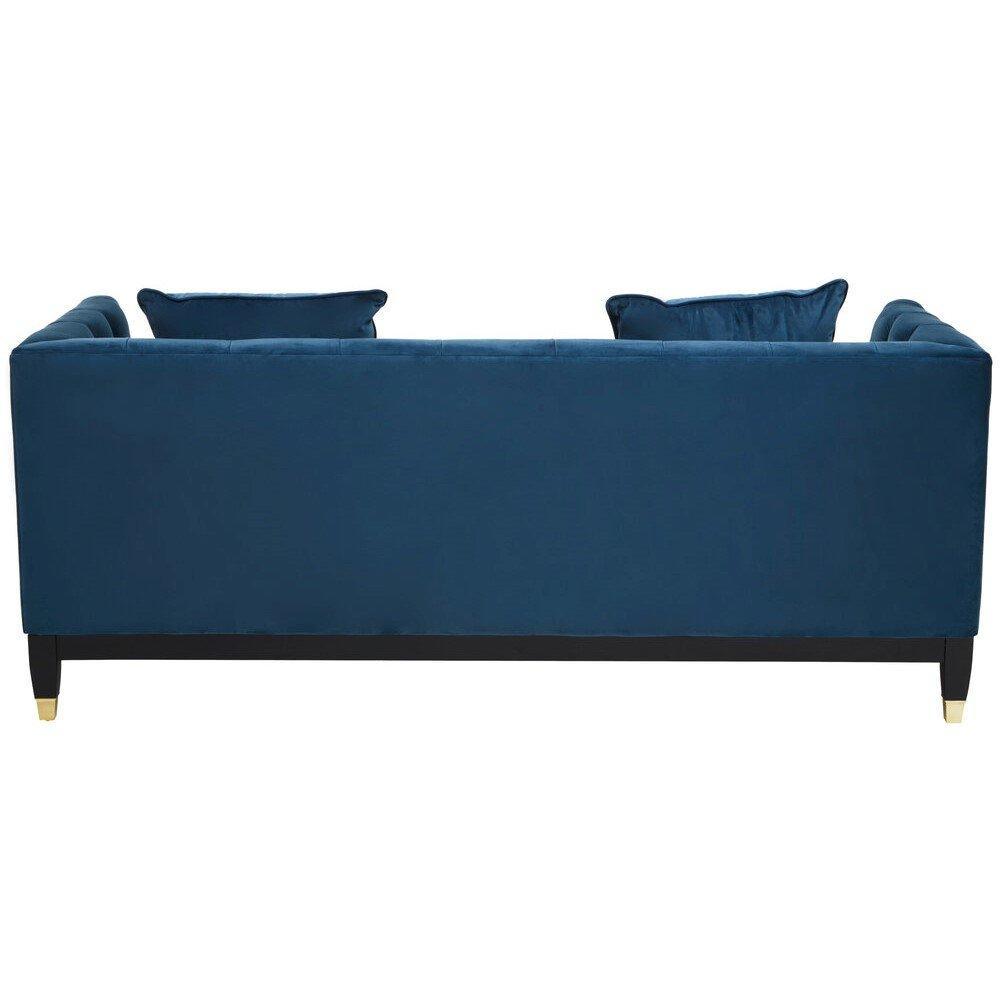 Blue - Fifty Five South - Sefira 2 Seat Navy Fabric Sofa - 2