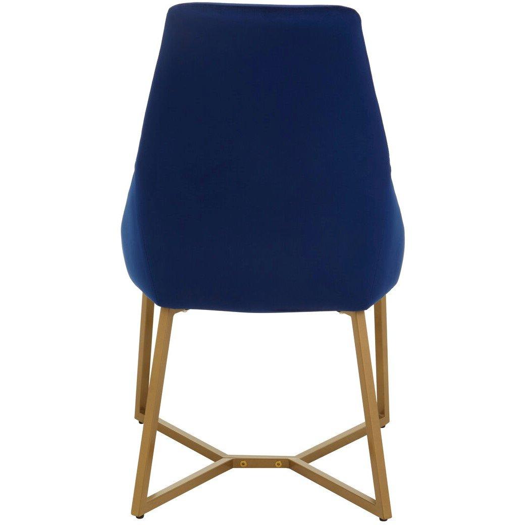 Black - Fifty Five South - Vieste Midnight Velvet Dinner Chair - 2