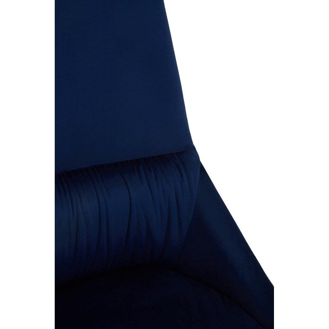 Black - Fifty Five South - Vieste Midnight Velvet Dinner Chair - 4