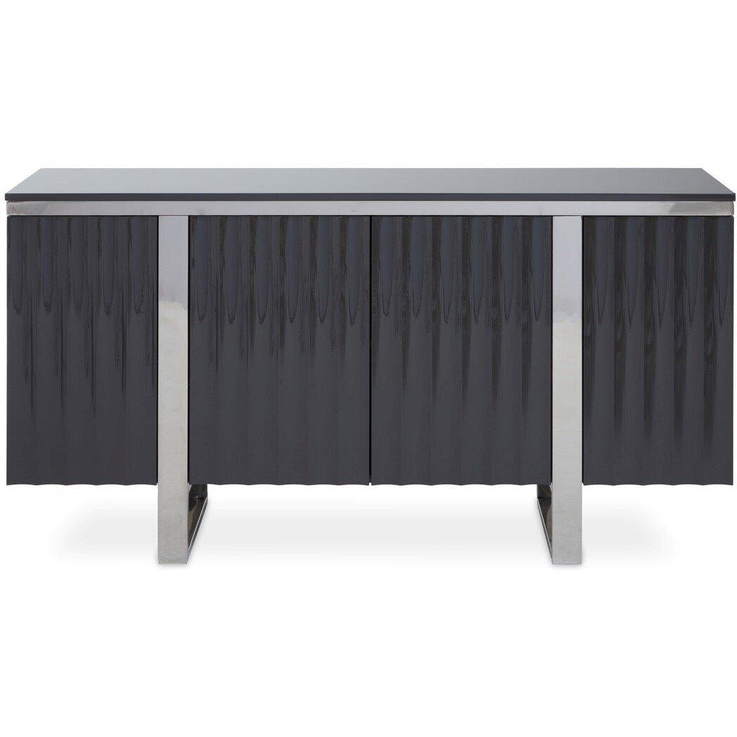Fifty Five South  Genoa Four Door Sideboard Grey