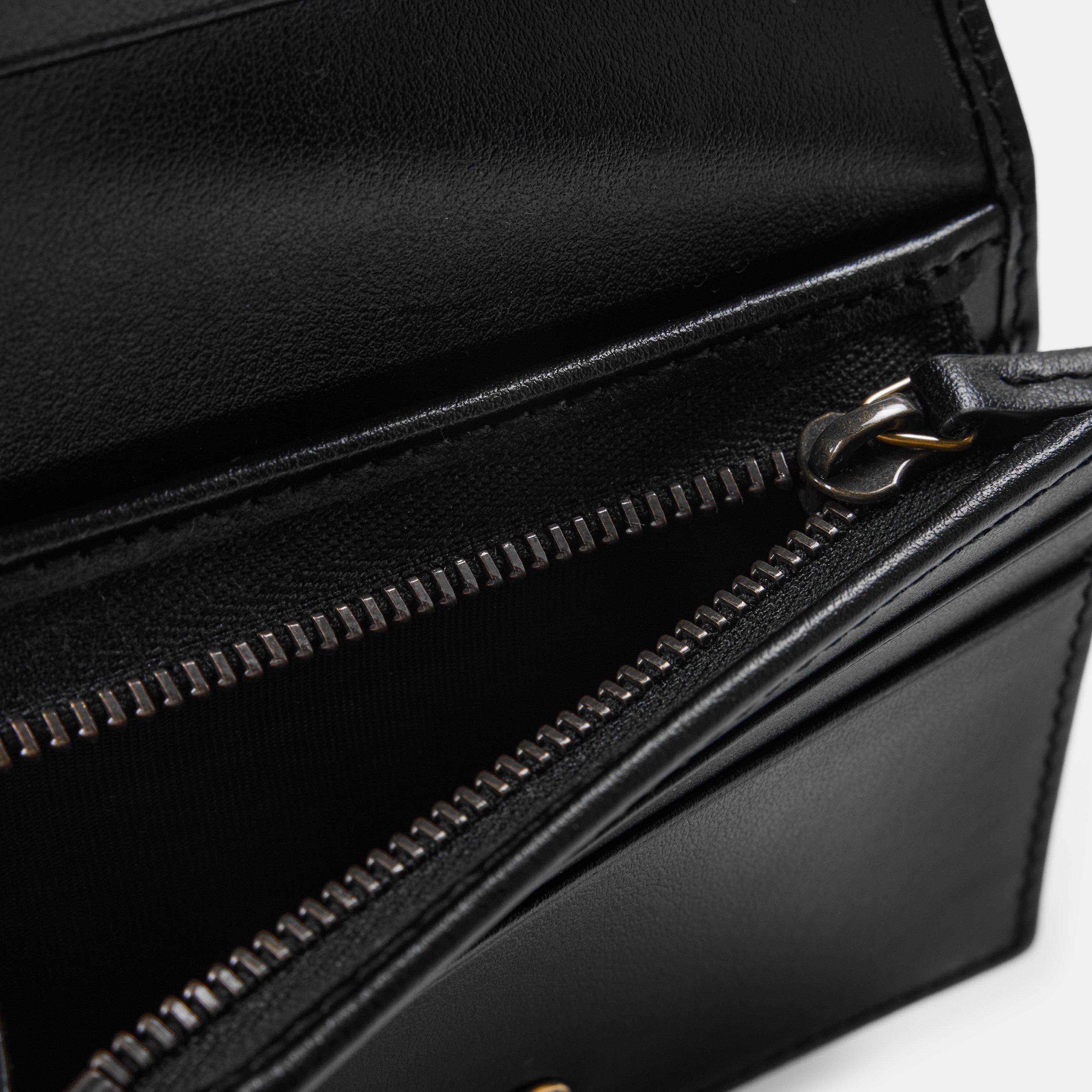 Nero - Gucci - Women's GG Motif Leather Marmont Card Case Wallet - 5