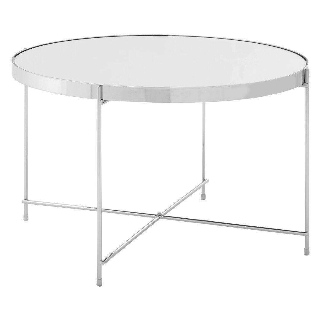 Interiors By Premier  Allure Large Mirror Side Table Silver