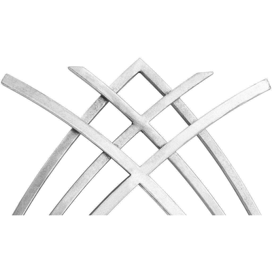 Silver - Interiors by Premier - Farran Oval Wall Mirror - 3