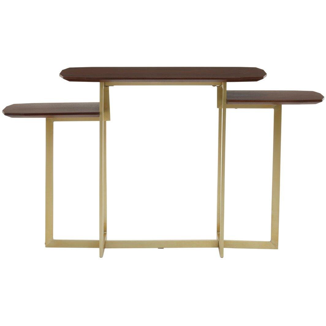 Fifty Five South  Villi 3 Tier Table - Brown